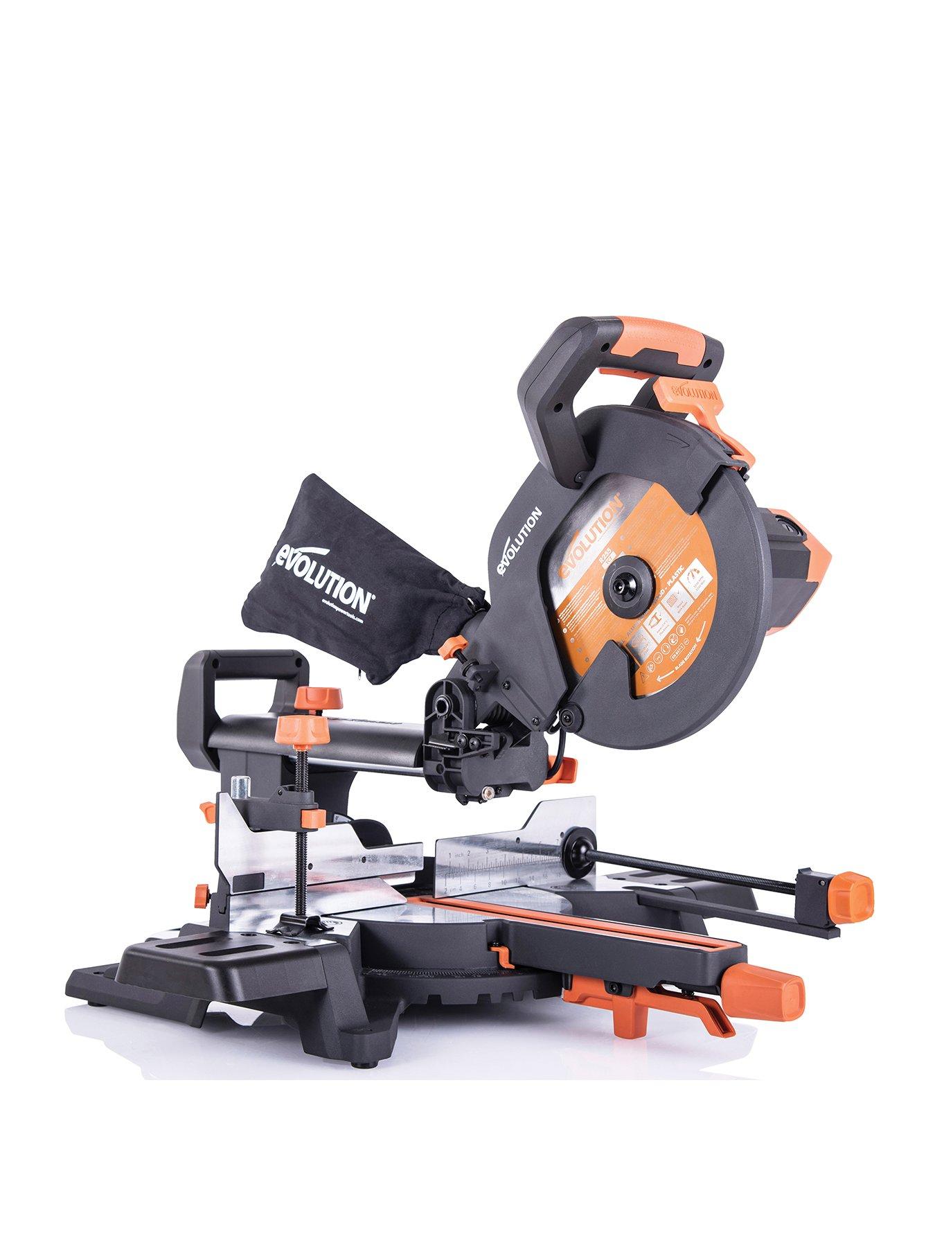 Evolution R255SMS+ 255mm Multi Material Sliding Mitre Saw