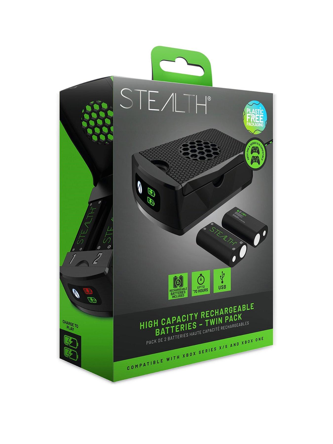 Image 2 of 7 of Stealth SX-C10 X Twin Rechargeable Battery Packs for XBOX - Black
