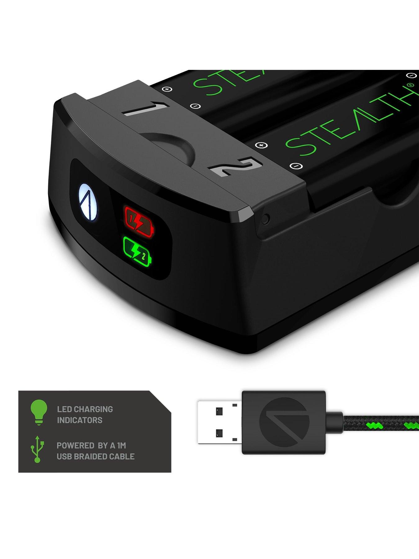  image of stealth-sx-c10-x-twin-rechargeable-battery-packs-for-xbox-black
