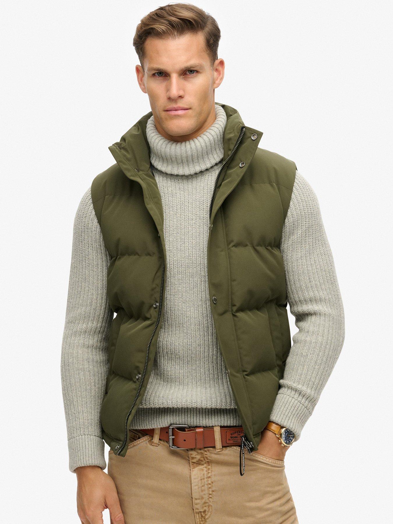 undefined Non Hooded Everest Padded Gilet - Dark Green