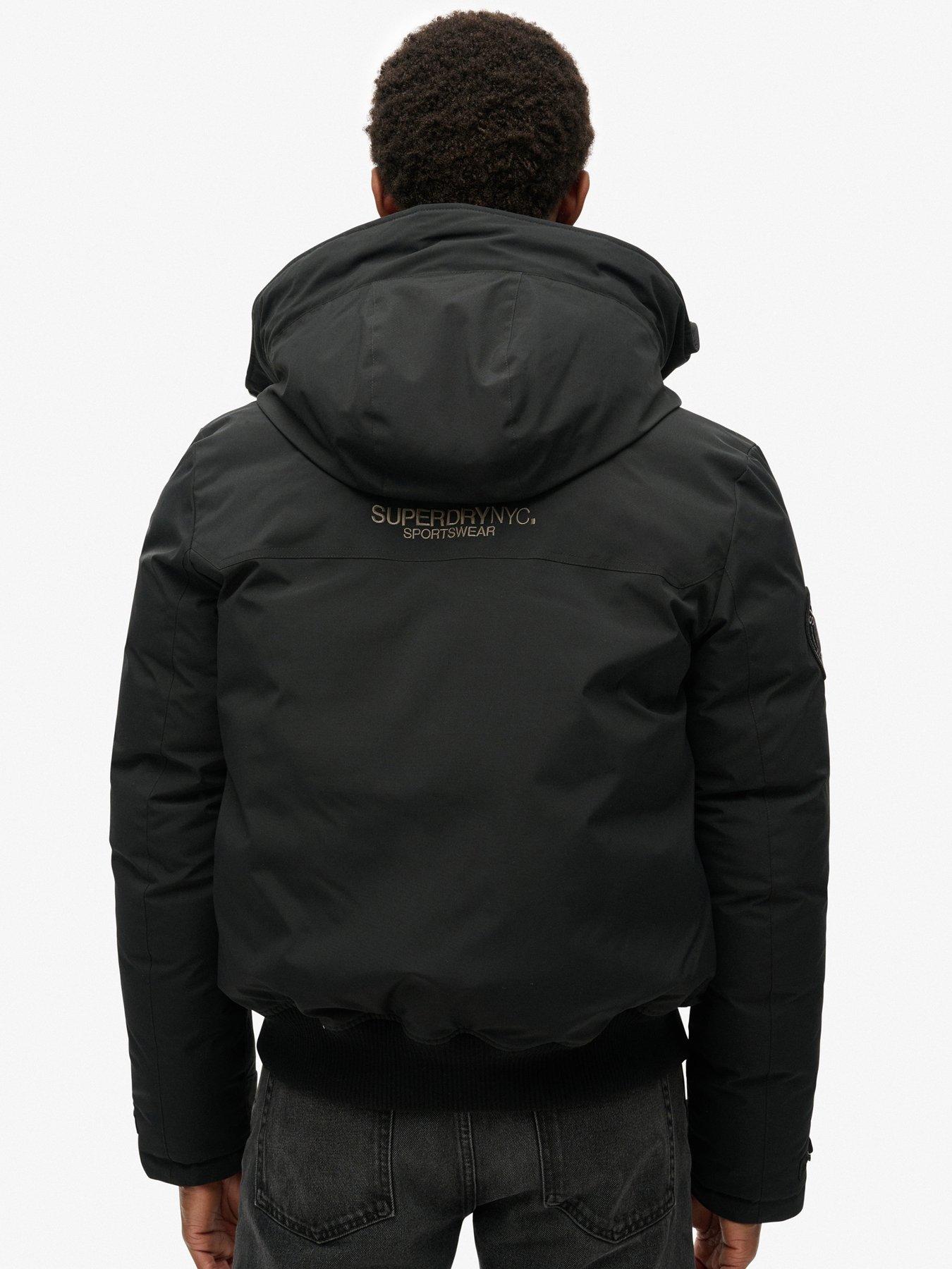 Image 2 of 6 of Superdry City Padded Bomber Jacket - Black