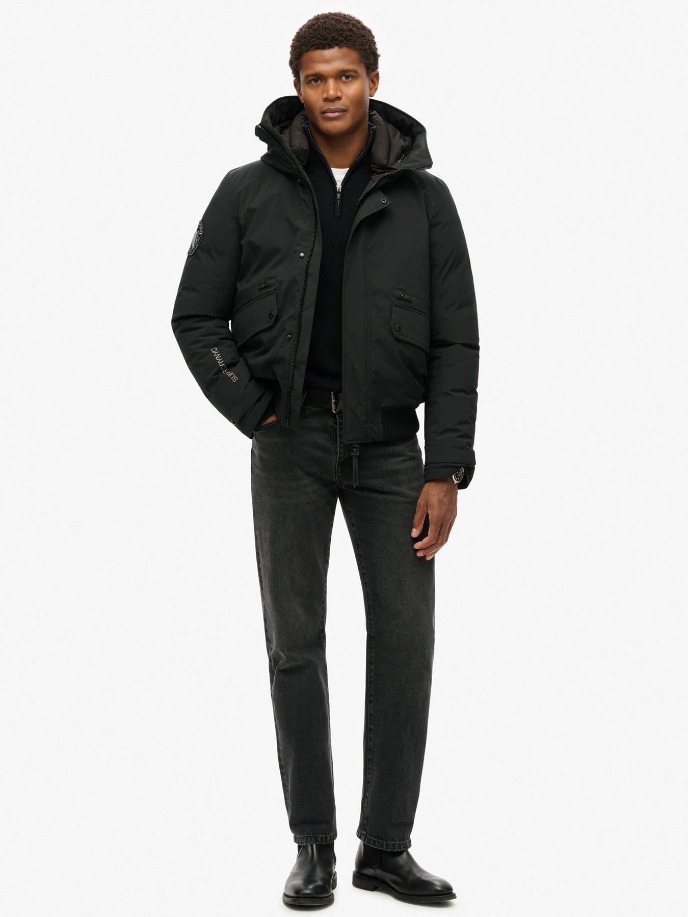 Image 3 of 6 of Superdry City Padded Bomber Jacket - Black