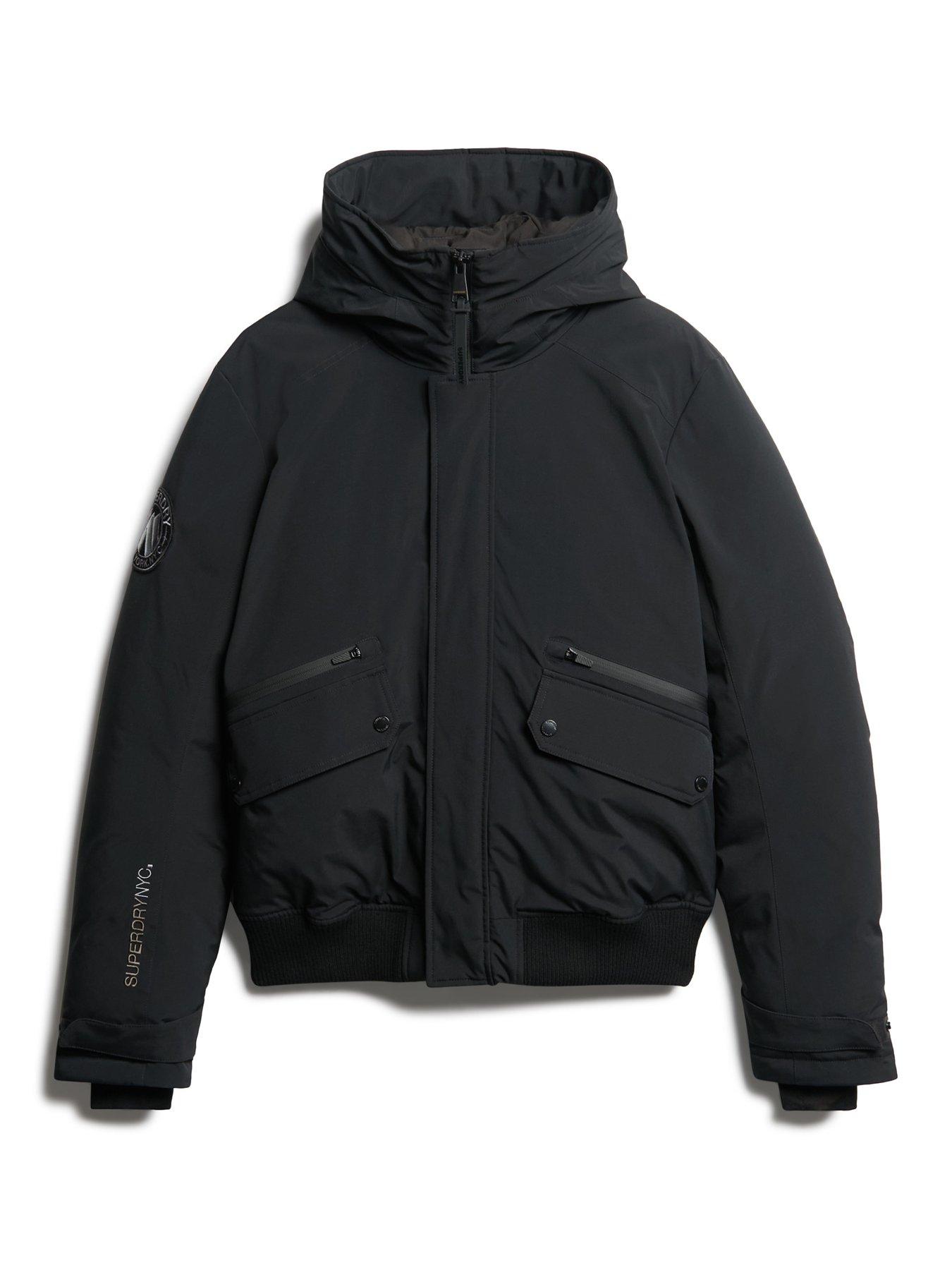 Image 6 of 6 of Superdry City Padded Bomber Jacket - Black