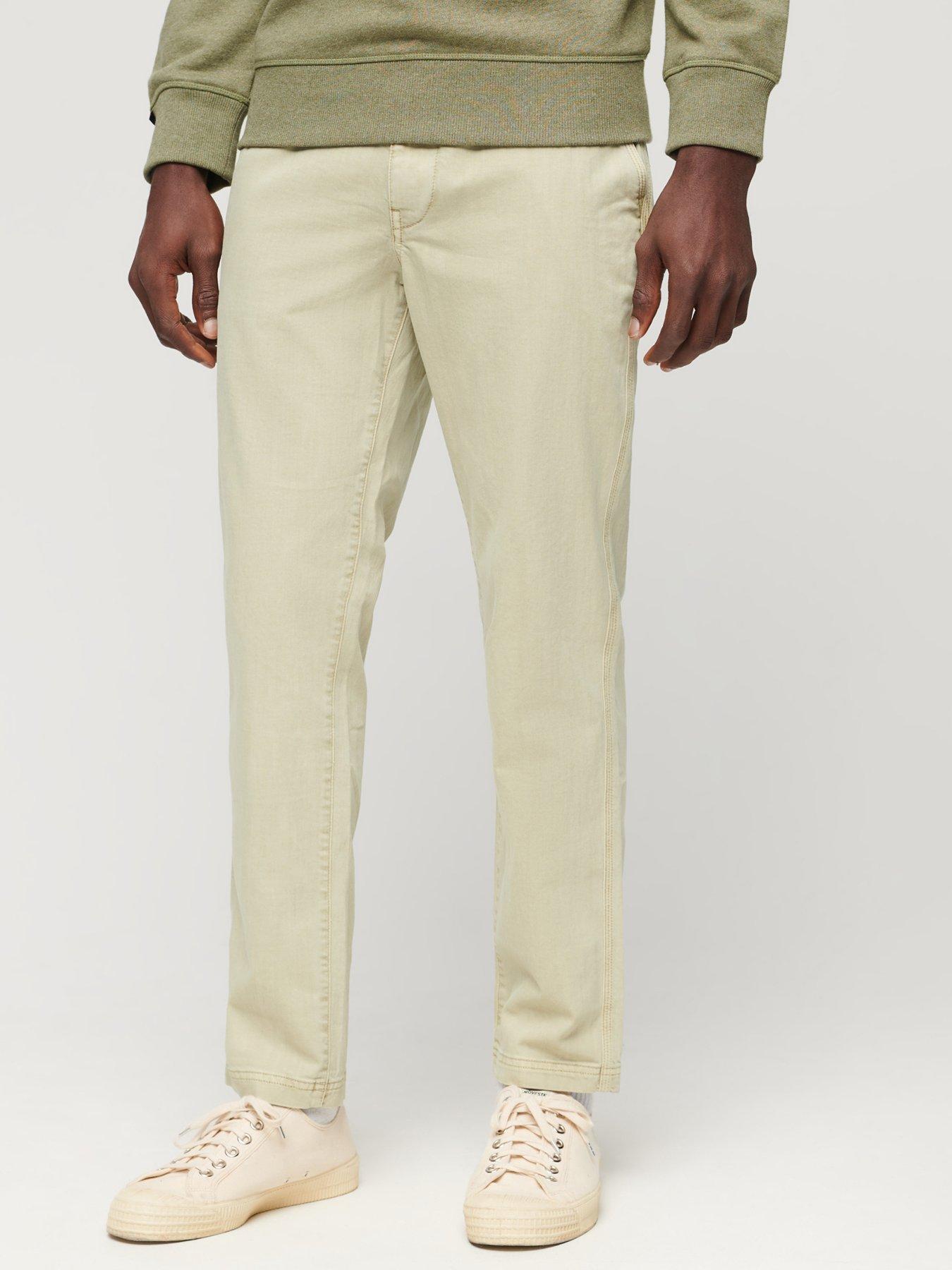  image of superdry-international-slim-fit-chino-trousers-light-grey