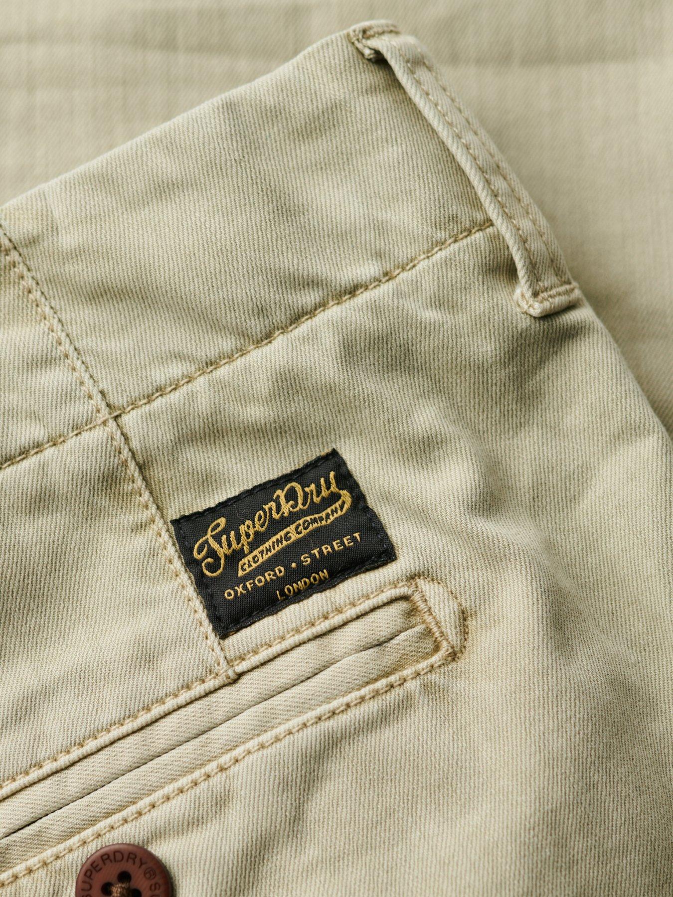  image of superdry-international-slim-fit-chino-trousers-light-grey