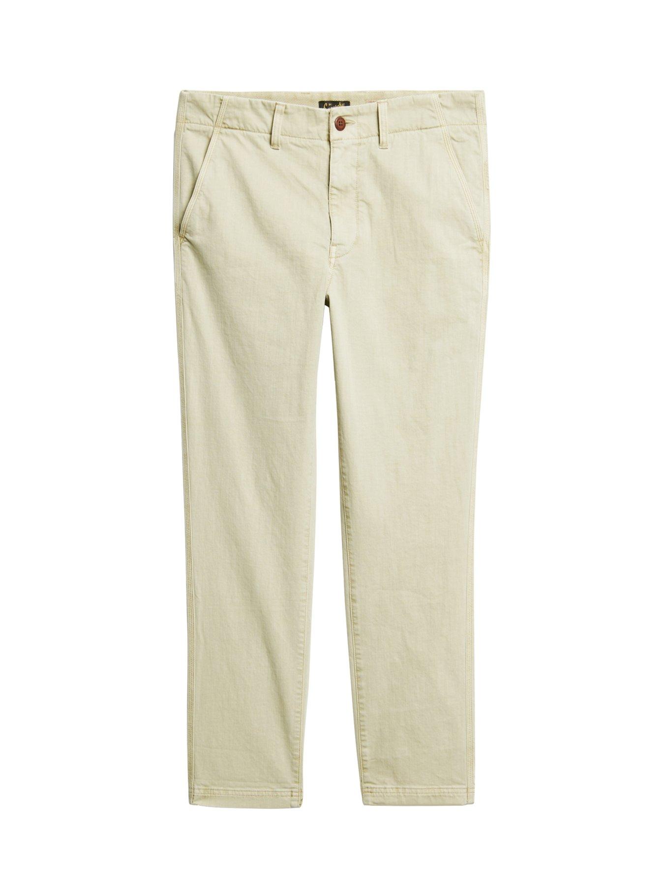  image of superdry-international-slim-fit-chino-trousers-light-grey