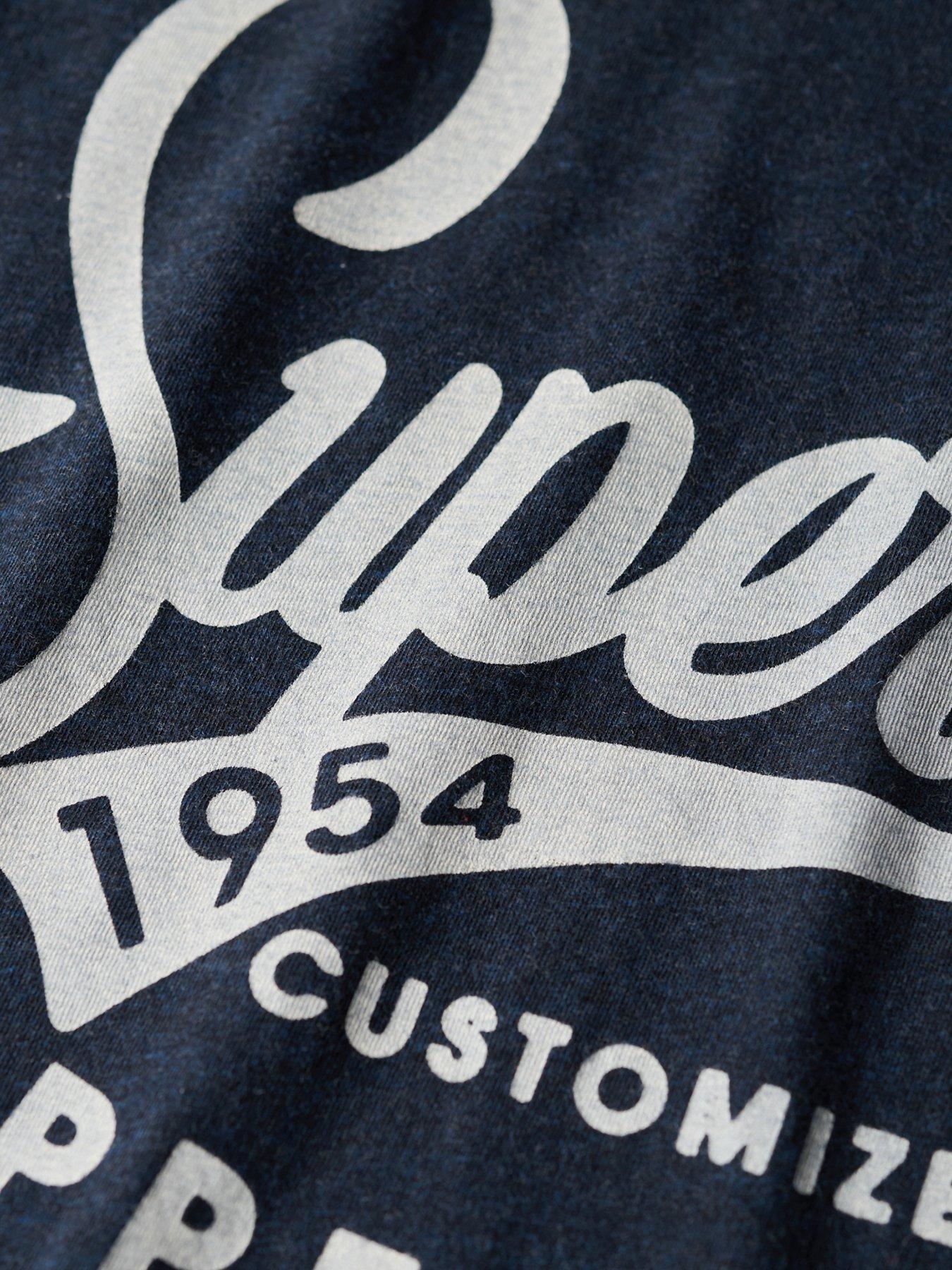  image of superdry-copper-label-workwear-regular-fit-t-shirt-dark-blue