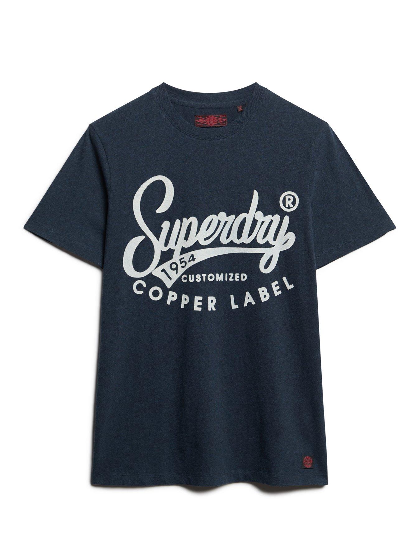  image of superdry-copper-label-workwear-regular-fit-t-shirt-dark-blue
