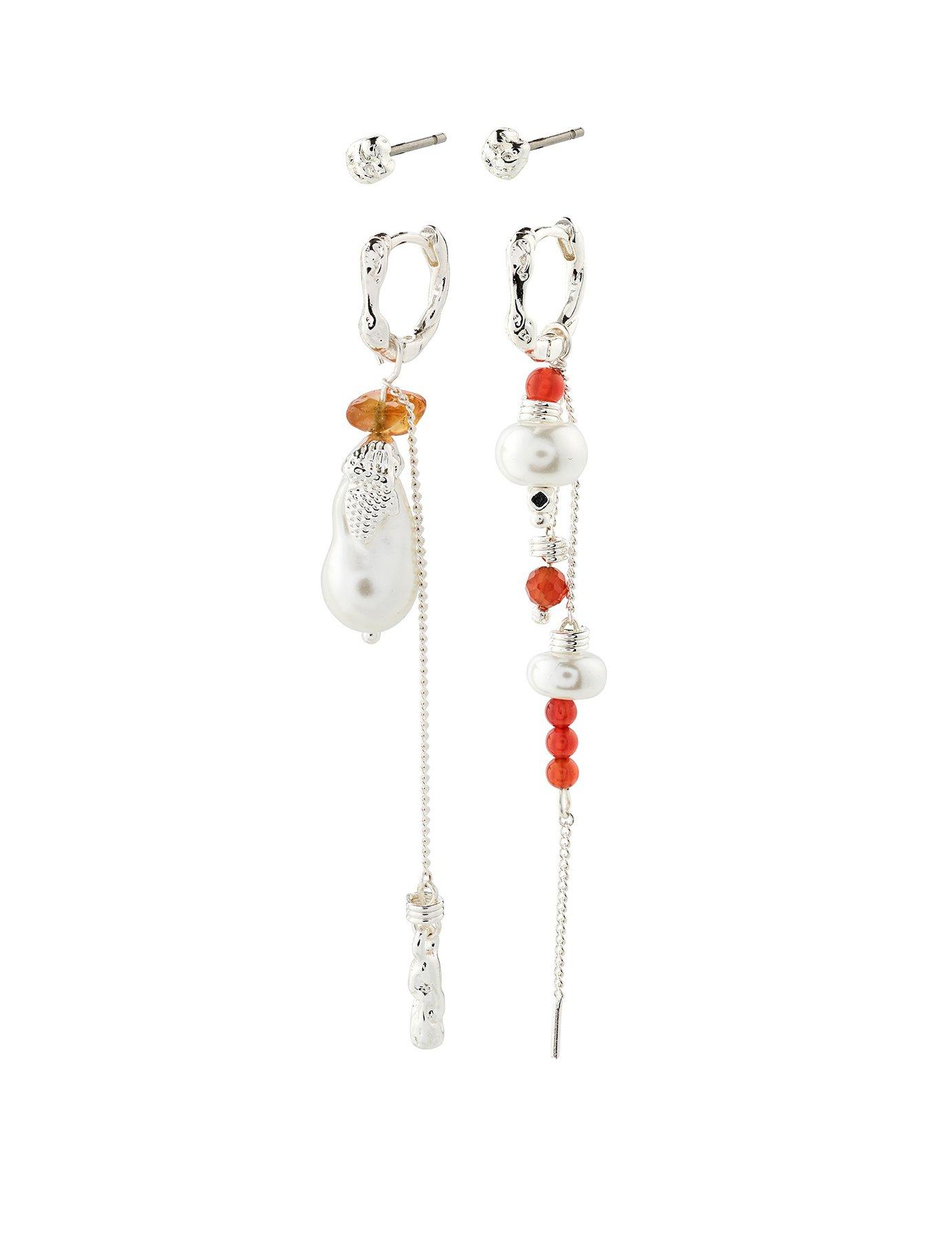 undefined TRUST earrings silver-plated