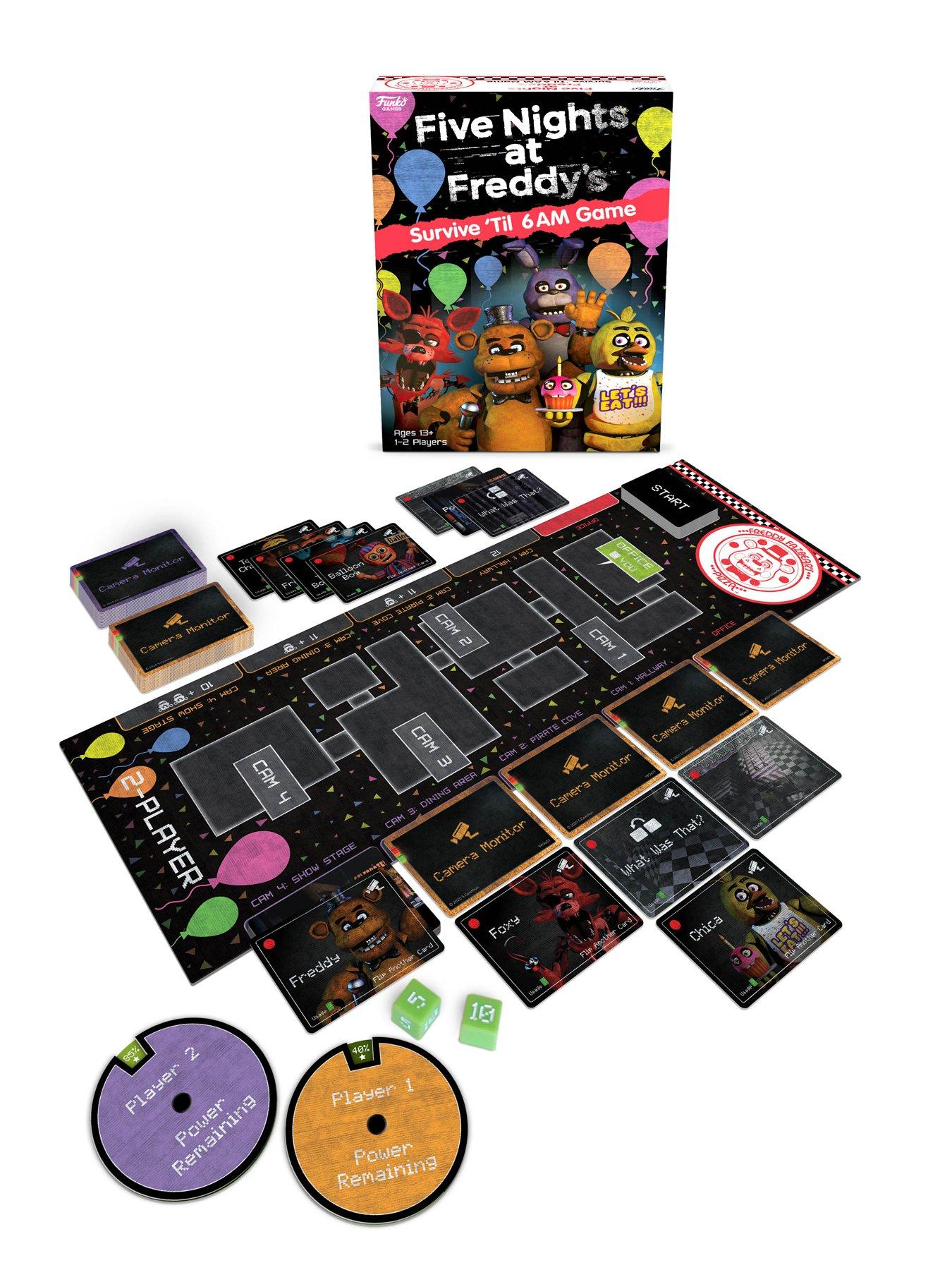 Image 3 of 8 of Five Nights at Freddy's Funko Five Nights at Freddy's - Survive 'Til 6AM Game