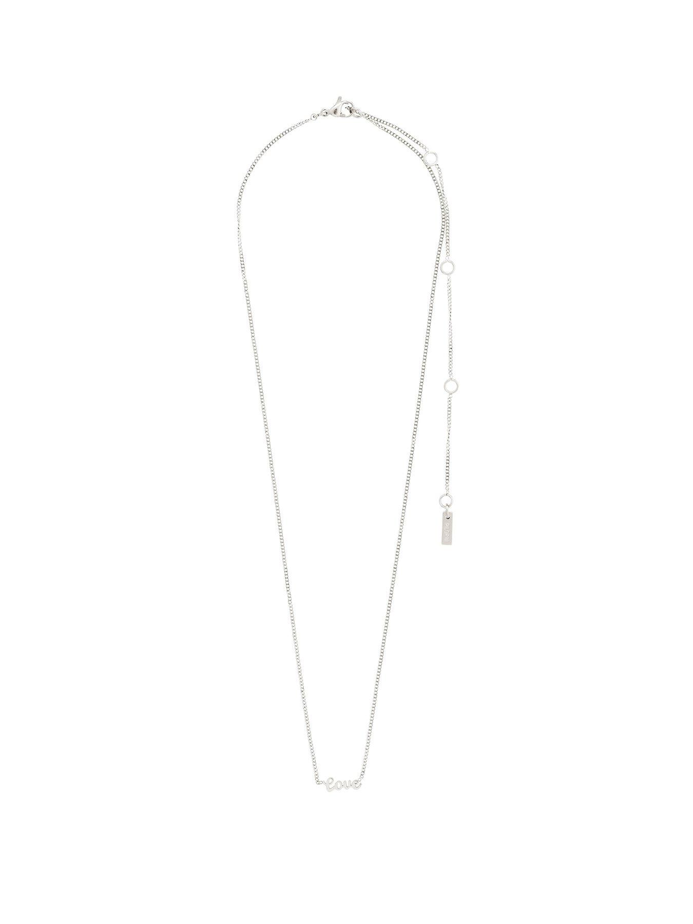 Image 1 of 5 of Pilgrim LOVE&nbsp;necklace silver-plated