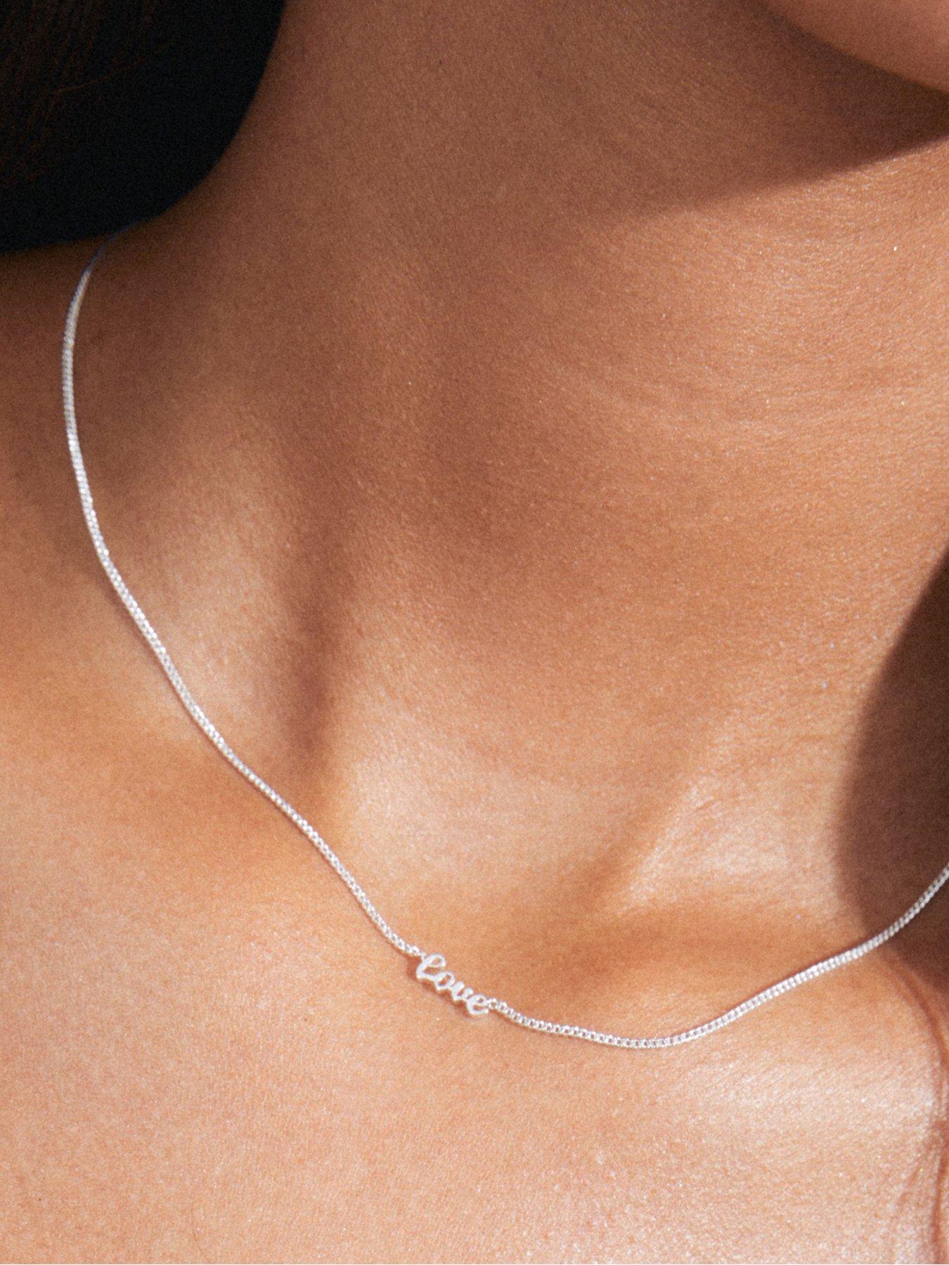 Image 3 of 5 of Pilgrim LOVE&nbsp;necklace silver-plated