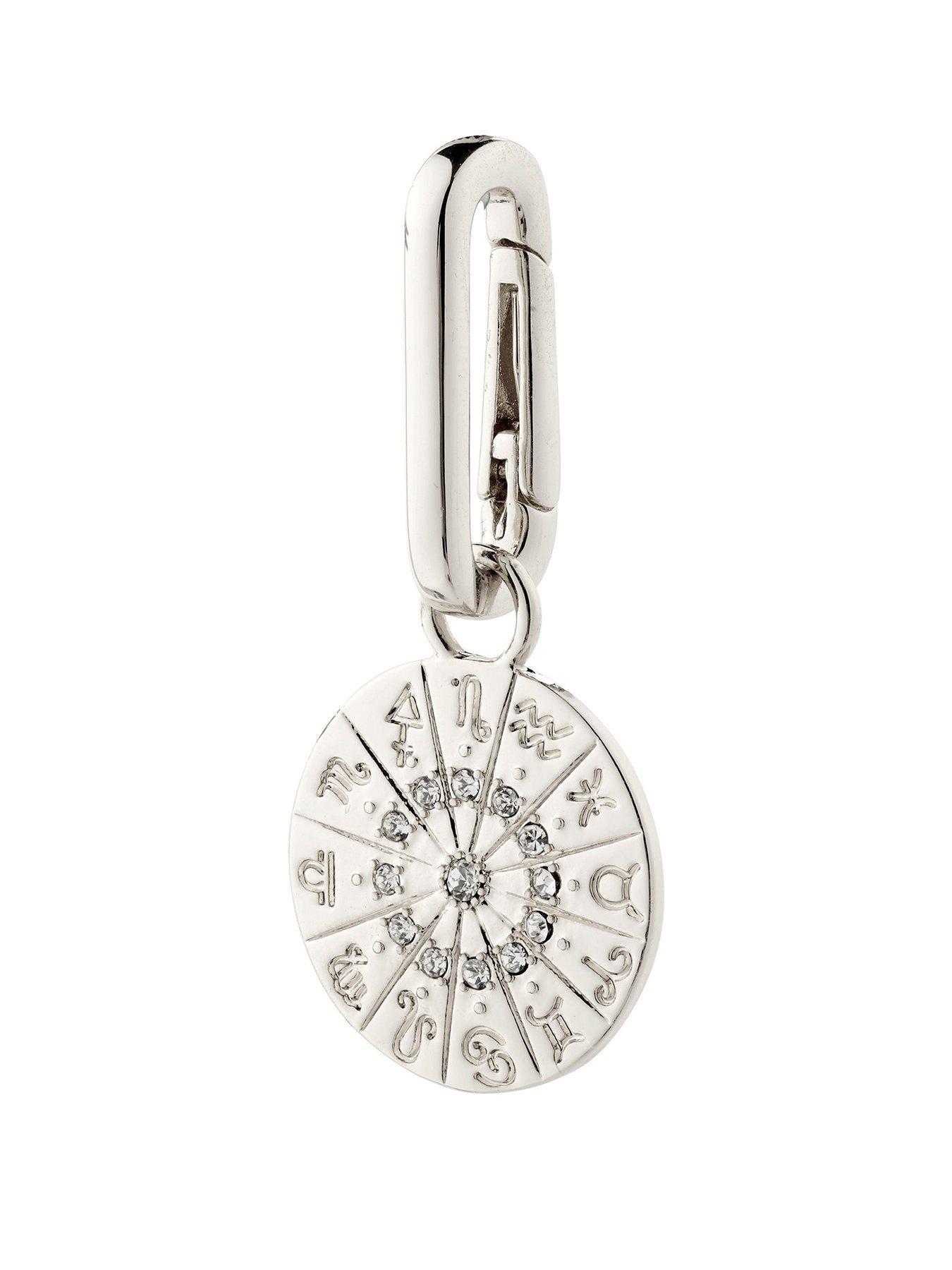 Pilgrim CHARM horoscope pendant, silver-plated
