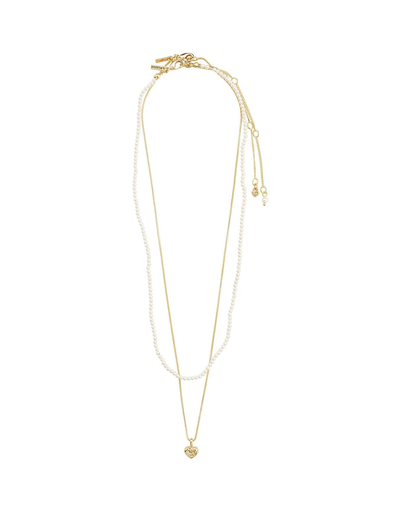 undefined ARLET necklace 2-in-1 set, gold-plated
