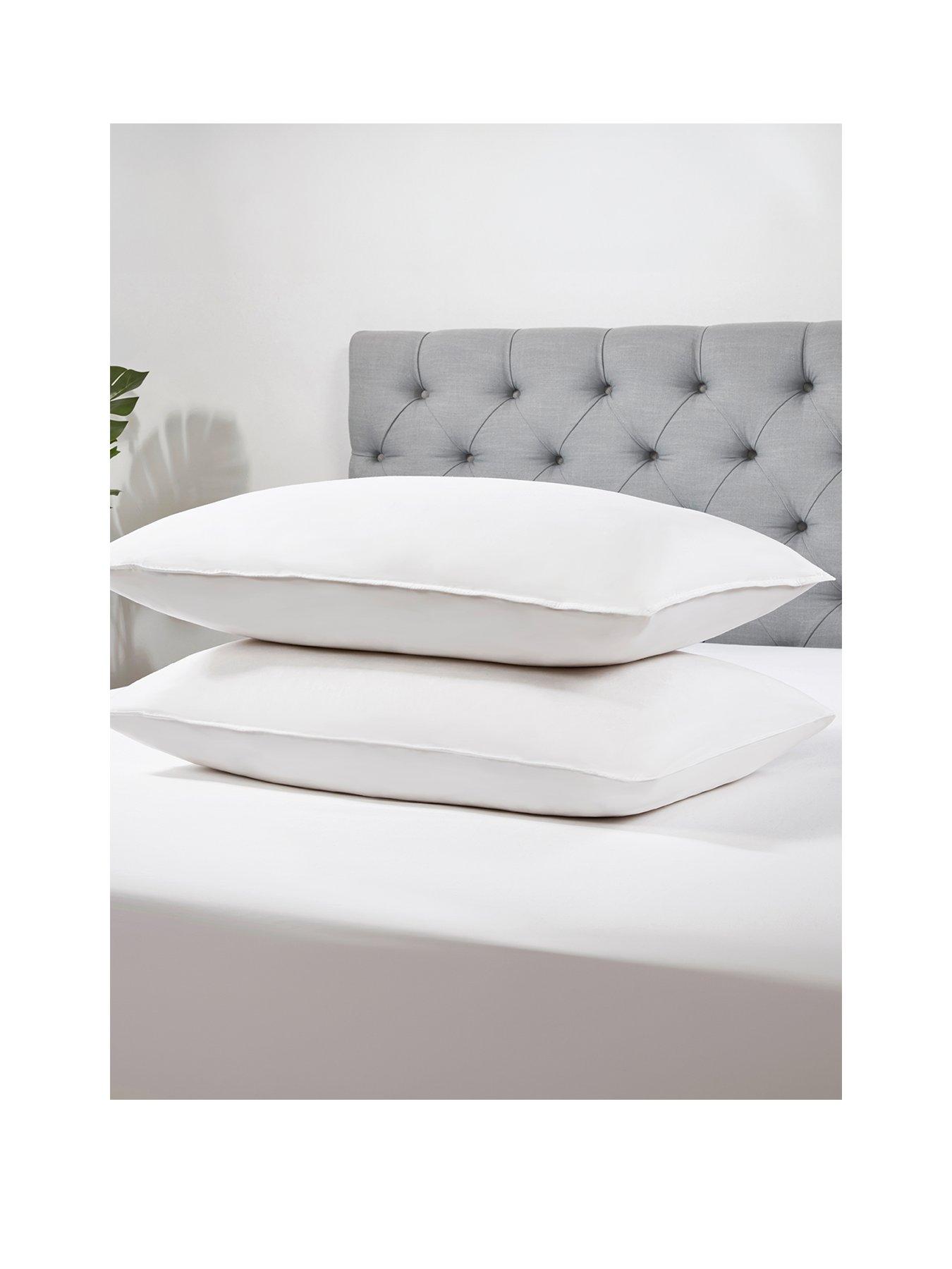 very-home-duck-feather-pillow-pair-soft-to-medium-support-white