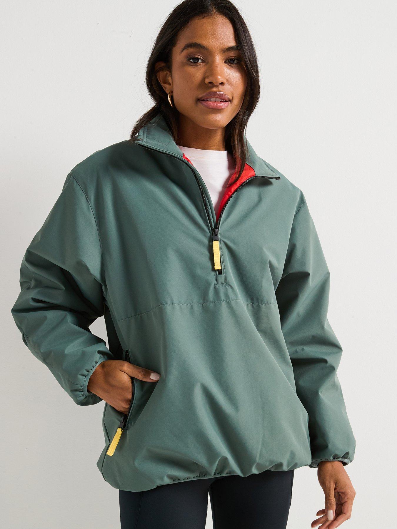 undefined Windermere Padded Water Resistant Windcheater - Sage