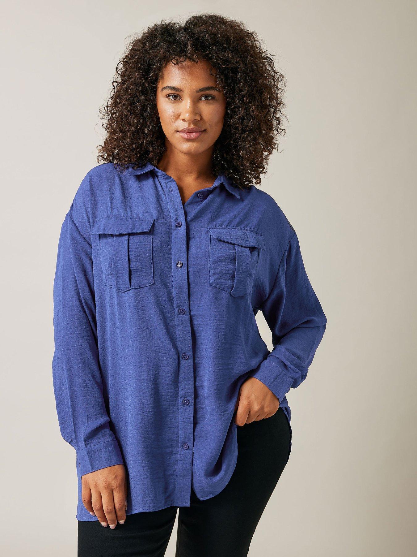  image of evans-utility-shirt-blue