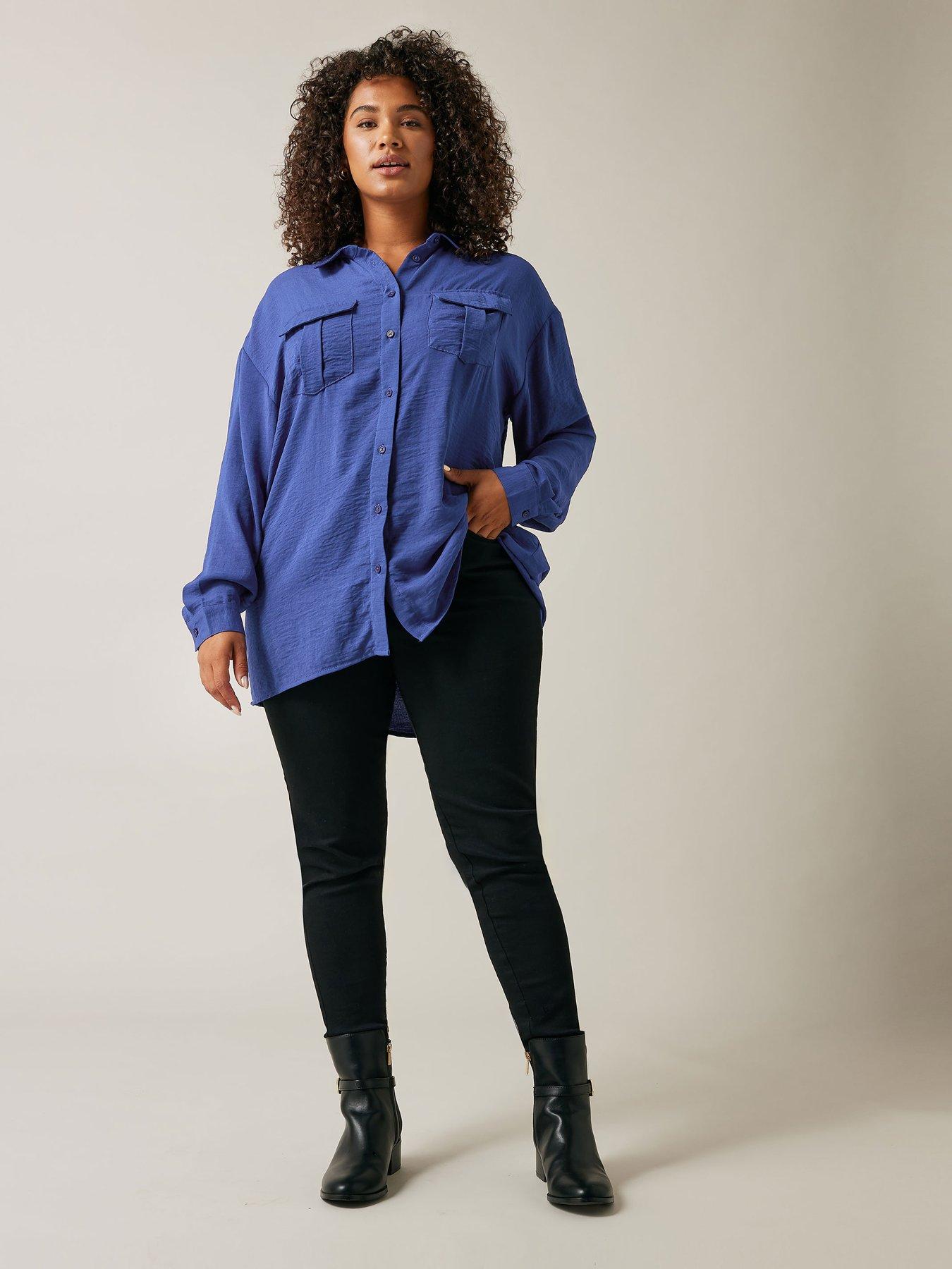  image of evans-utility-shirt-blue
