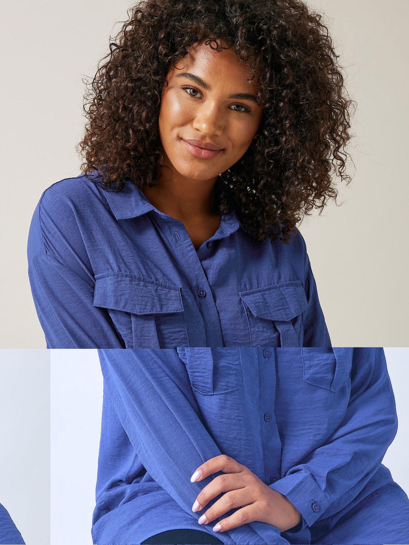  image of evans-utility-shirt-blue