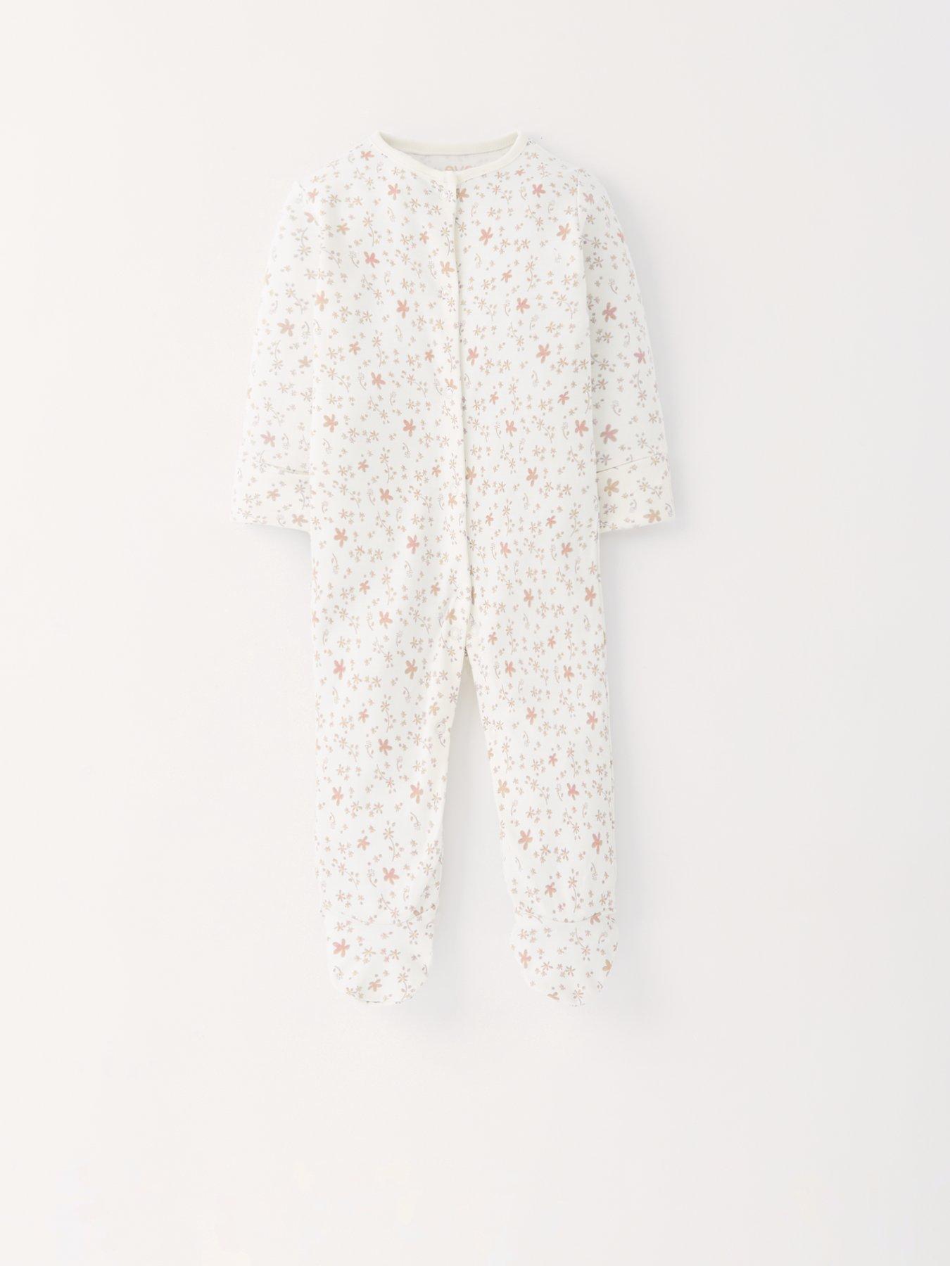  image of everyday-baby-girl-3-pack-multi-print-sleepsuits-multi