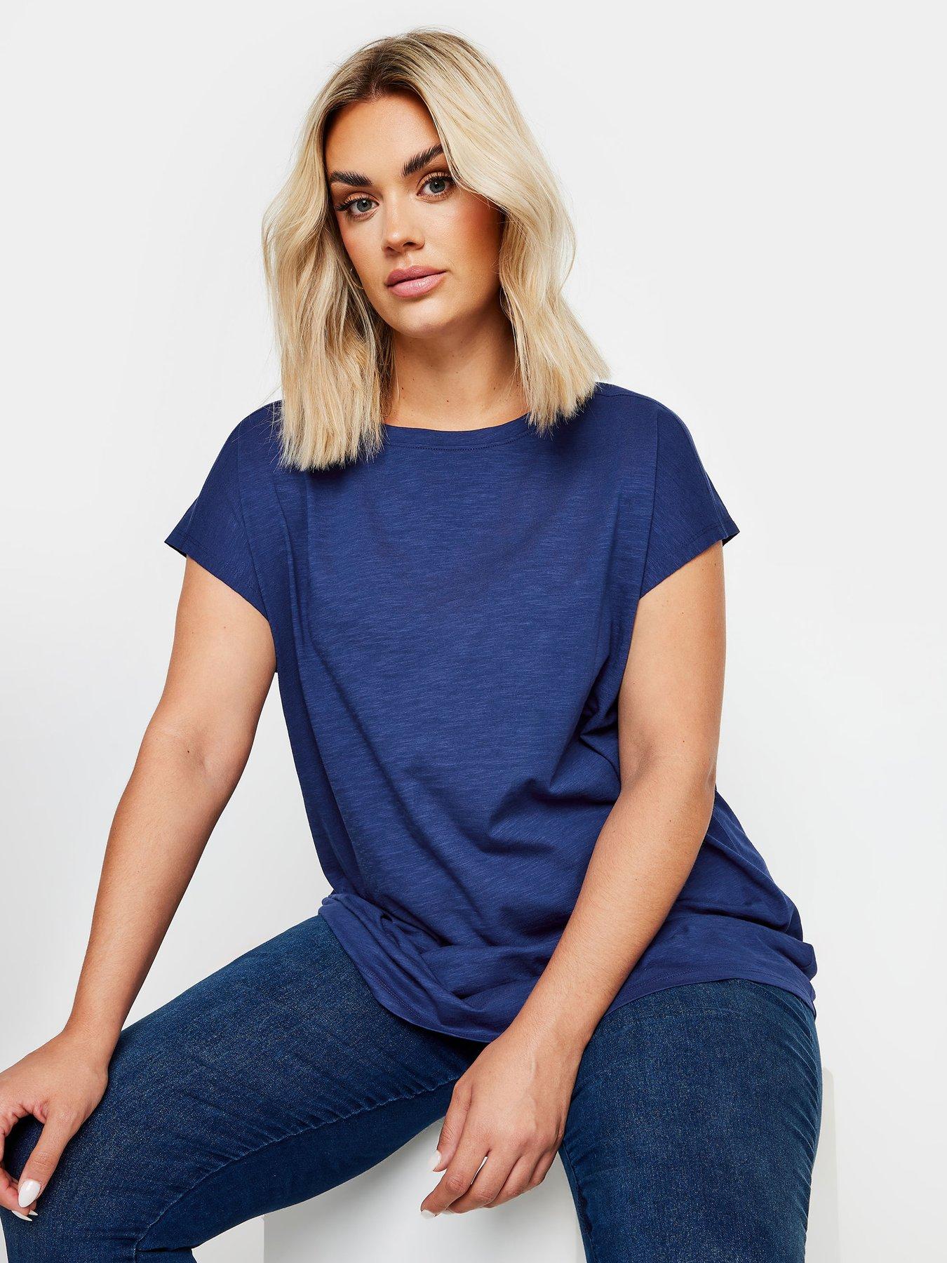undefined Curve Grown On Slub Tee - Blue
