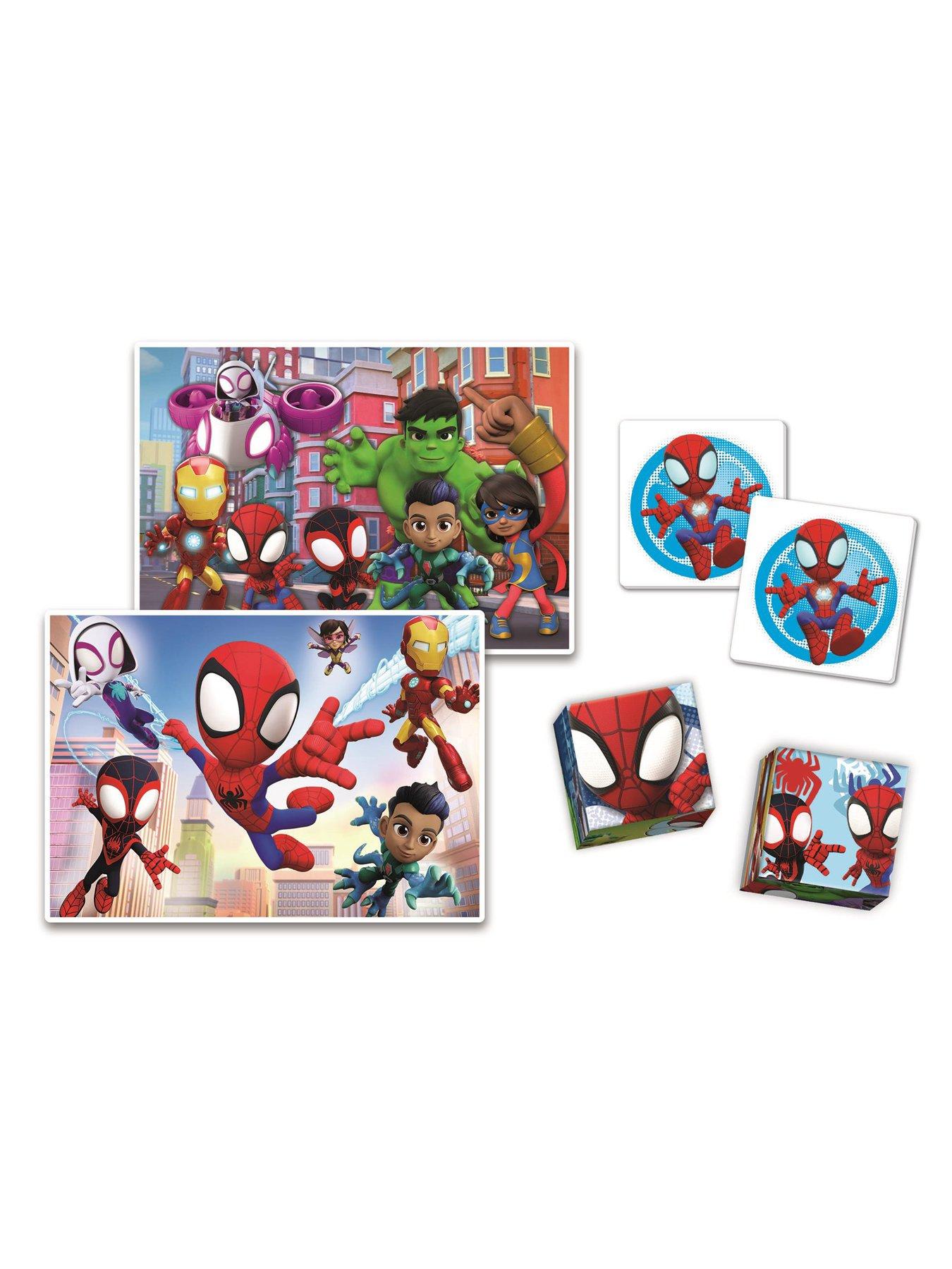 Image 2 of 4 of Clementoni Edukit 4 N 1 Spidey & His Amazing Friends Jigsaw Puzzle Set