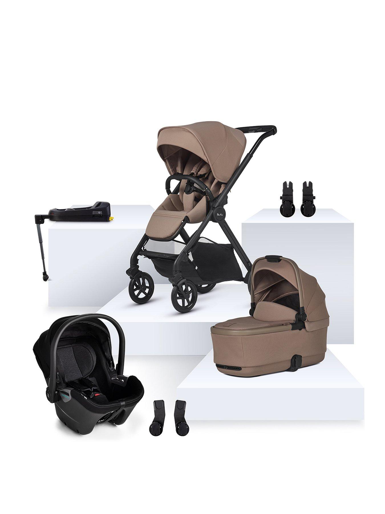 silver-cross-reef-2-pram-pushchair-with-dream-car-seat-and-base-bundle