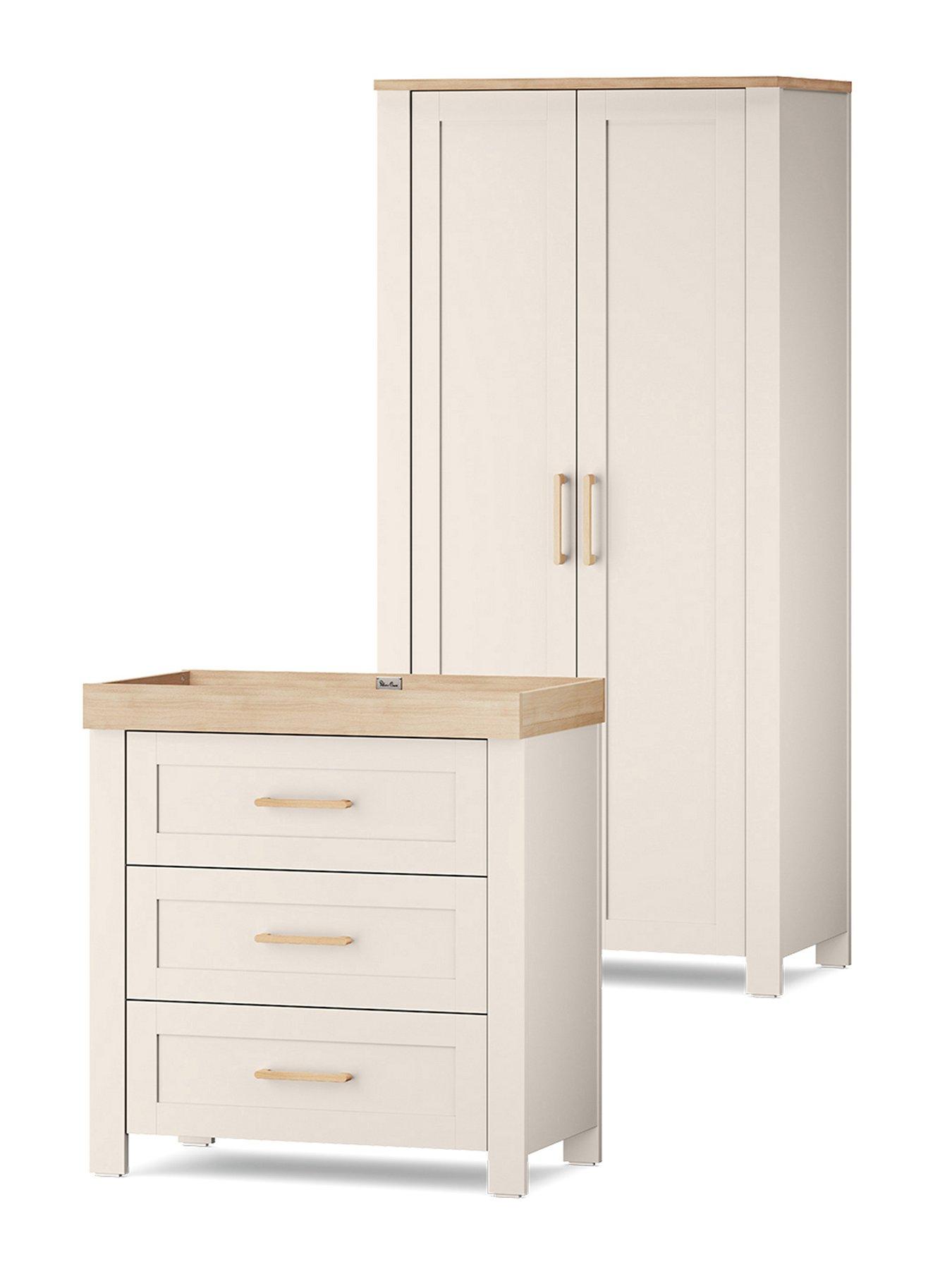 Silver Cross Seville 2 Piece Set (Dresser and Wardrobe)