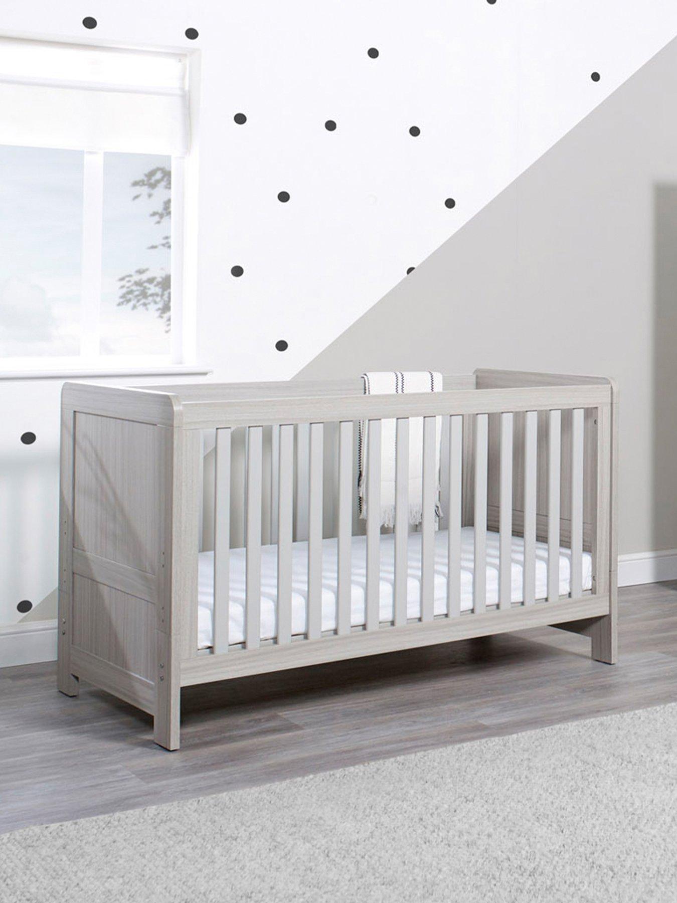undefined Pembrey Cot Bed - Ash Grey