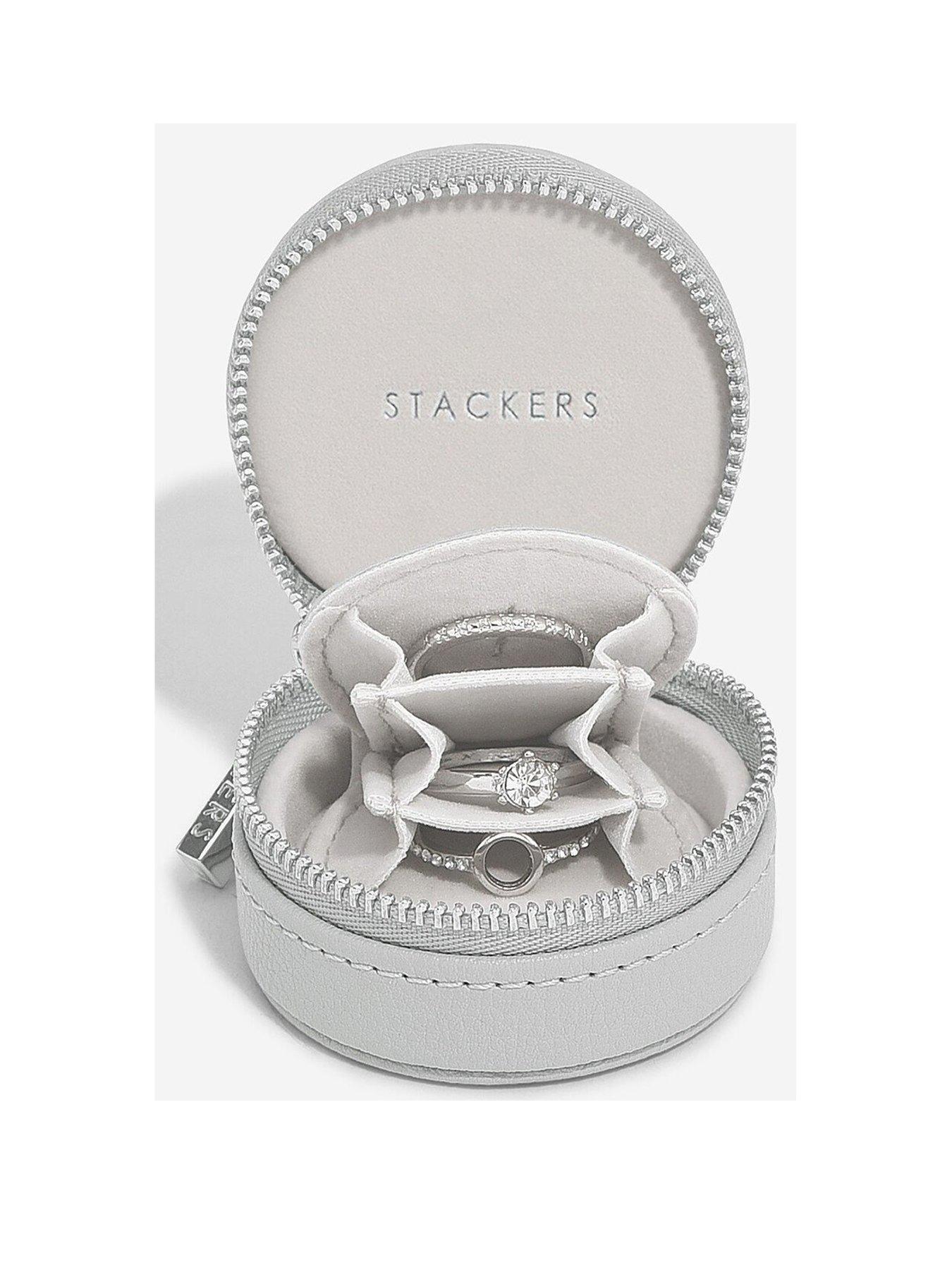 undefined Oyster Travel Jewellery Box - Grey