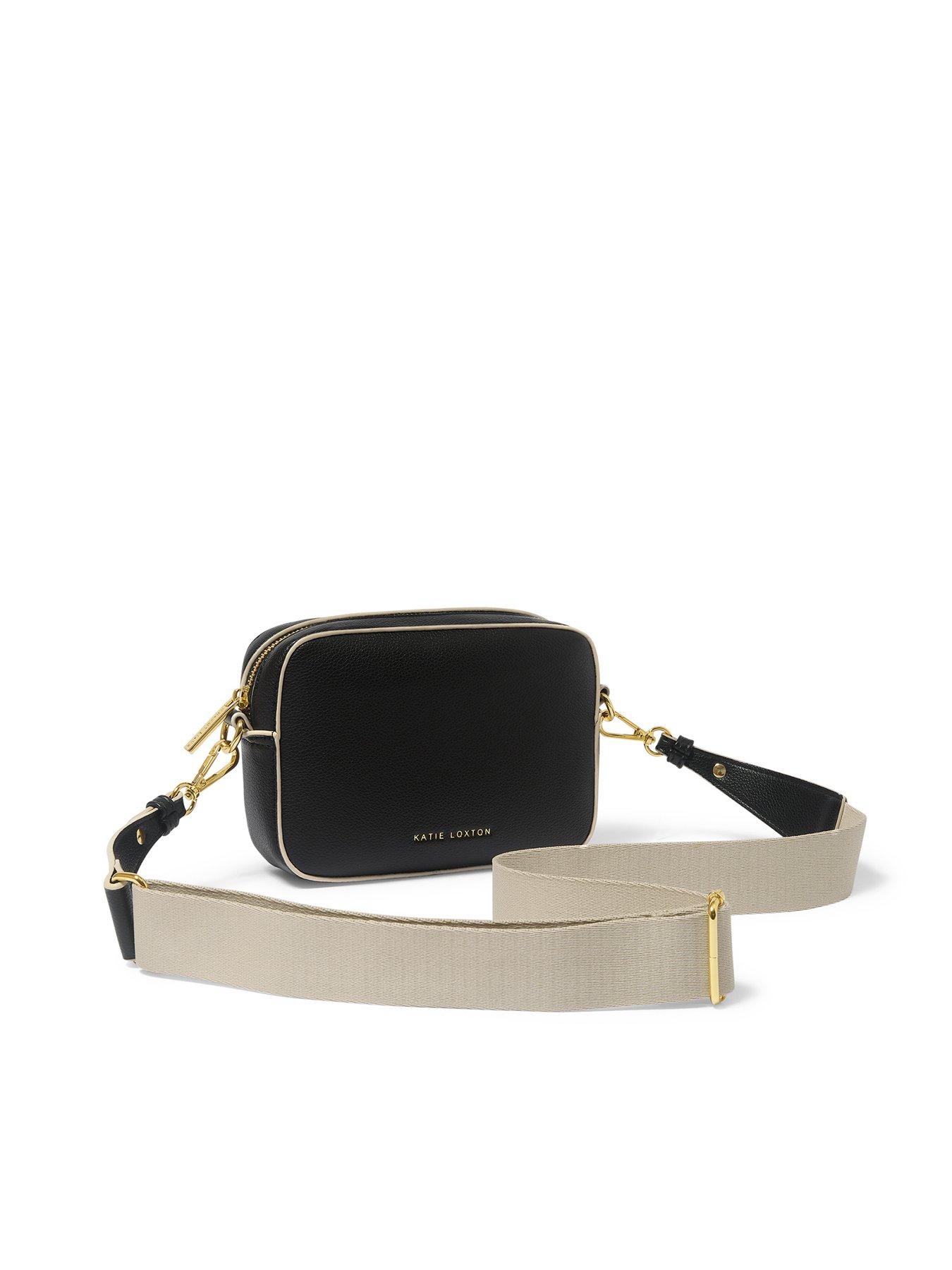 undefined Marni Mini Crossbody Bag In Black / Light Sand