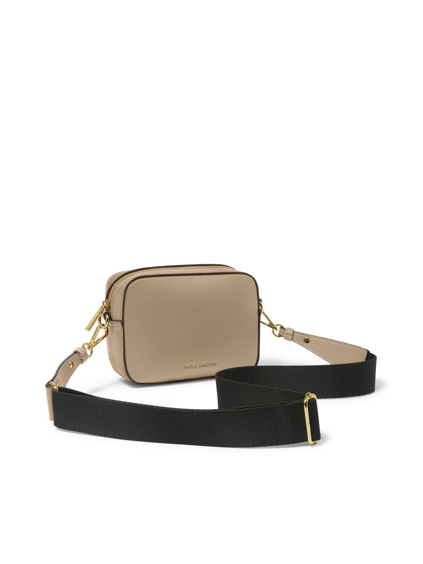  image of katie-loxton-marni-mini-crossbody-bag-light-taupecharcoal