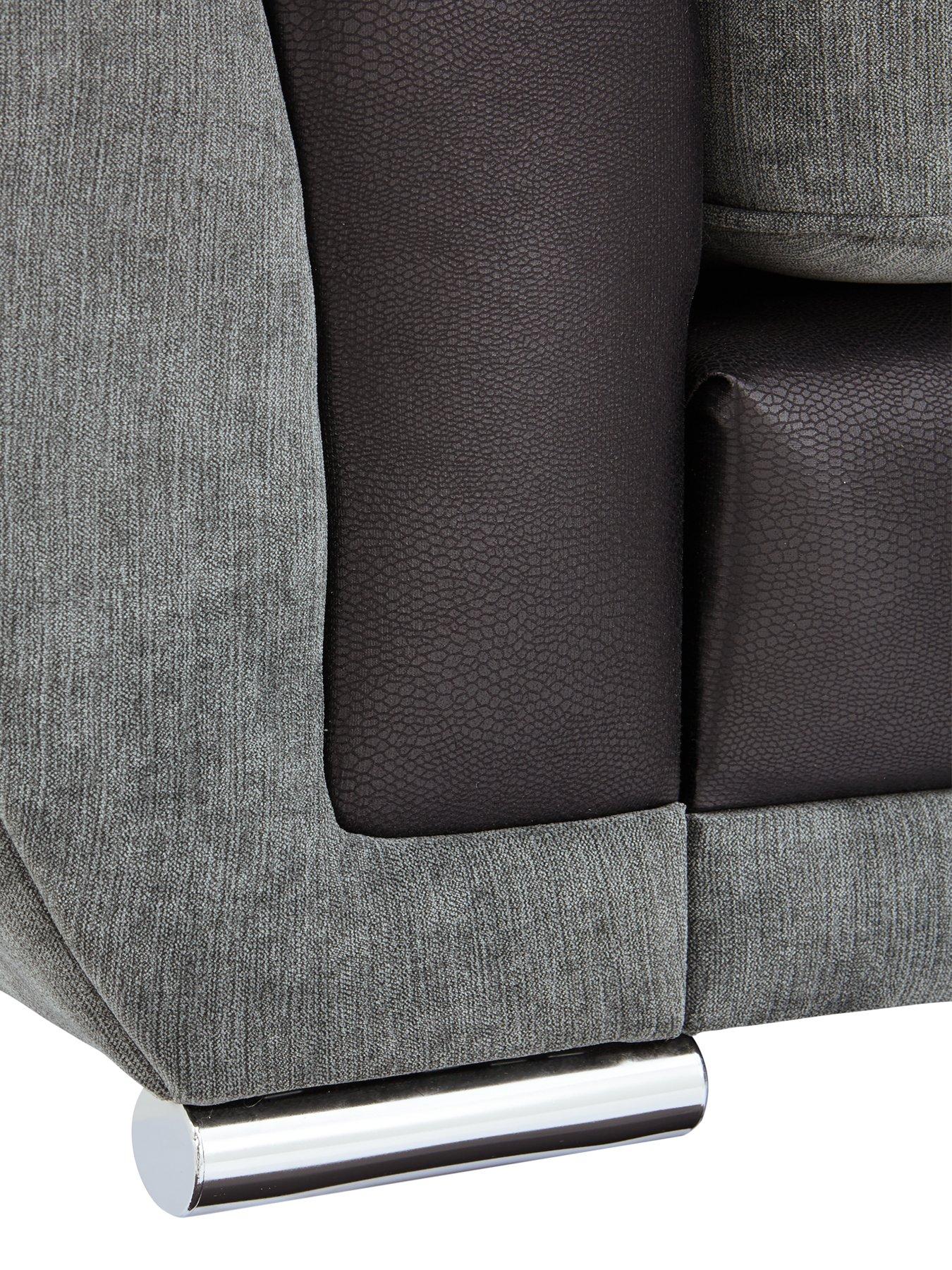 Image 5 of 7 of Very Home Danube Fabric/Faux Leather Sofa Bed&nbsp;- FSC&reg; Certified
