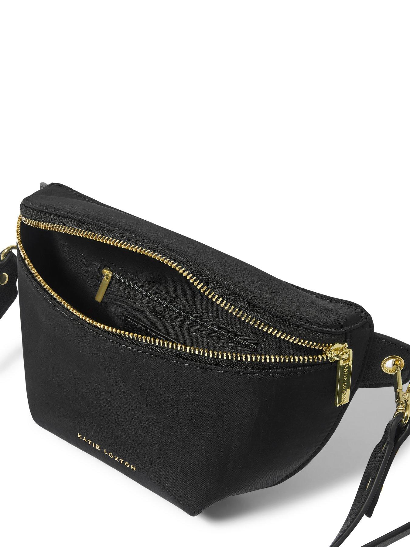  image of katie-loxton-nylon-luxe-belt-bag-in-black