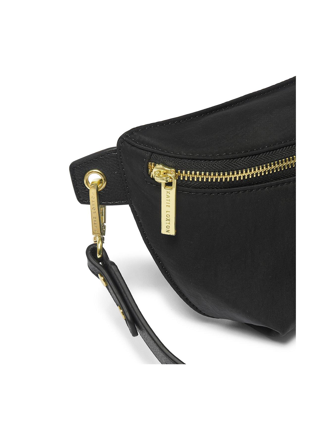  image of katie-loxton-nylon-luxe-belt-bag-in-black