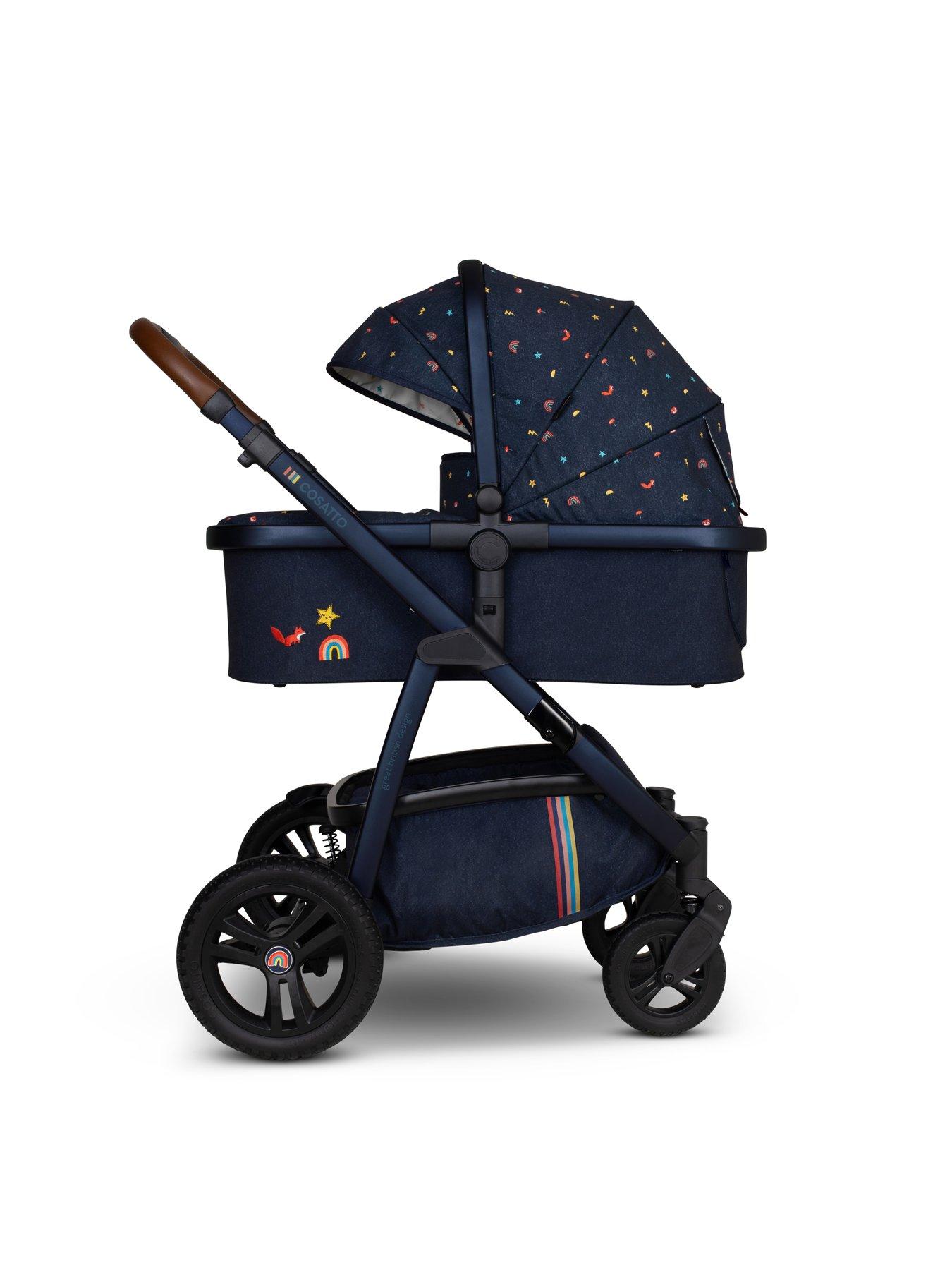 Image 2 of 8 of Cosatto Wow 3 Everything Travel System Bundle ADAC iSize Car Seat - Doodle Days