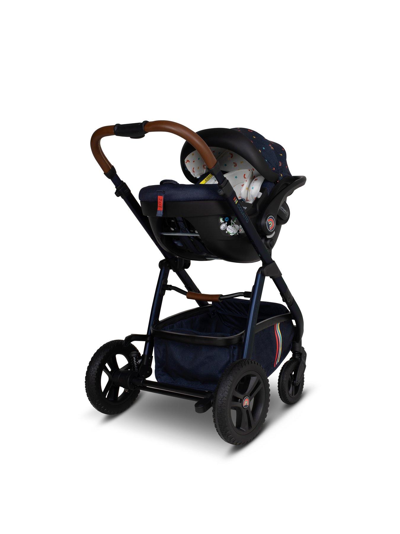 Image 5 of 8 of Cosatto Wow 3 Everything Travel System Bundle ADAC iSize Car Seat - Doodle Days