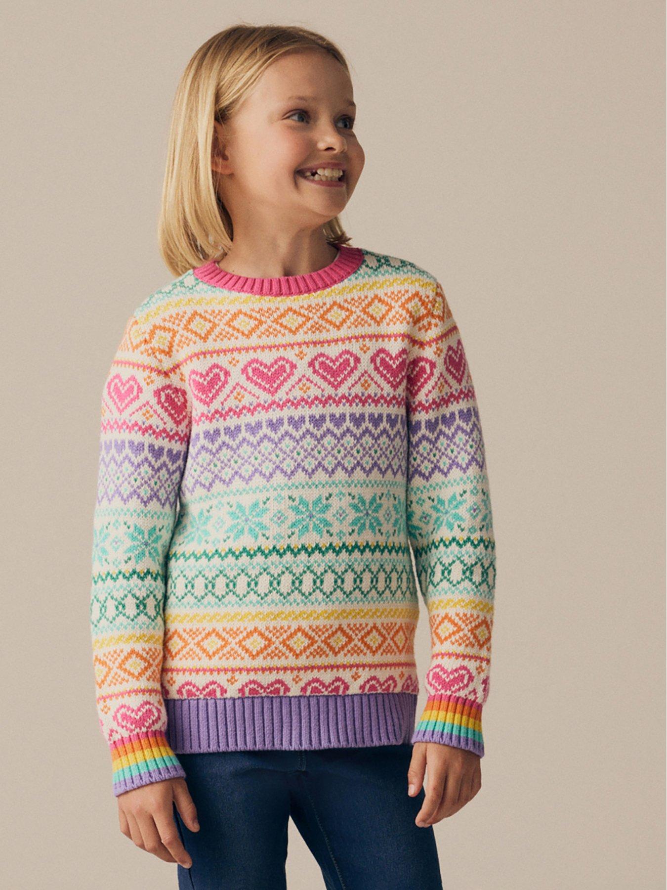 undefined Pastel Fairisle Jumper - Multi