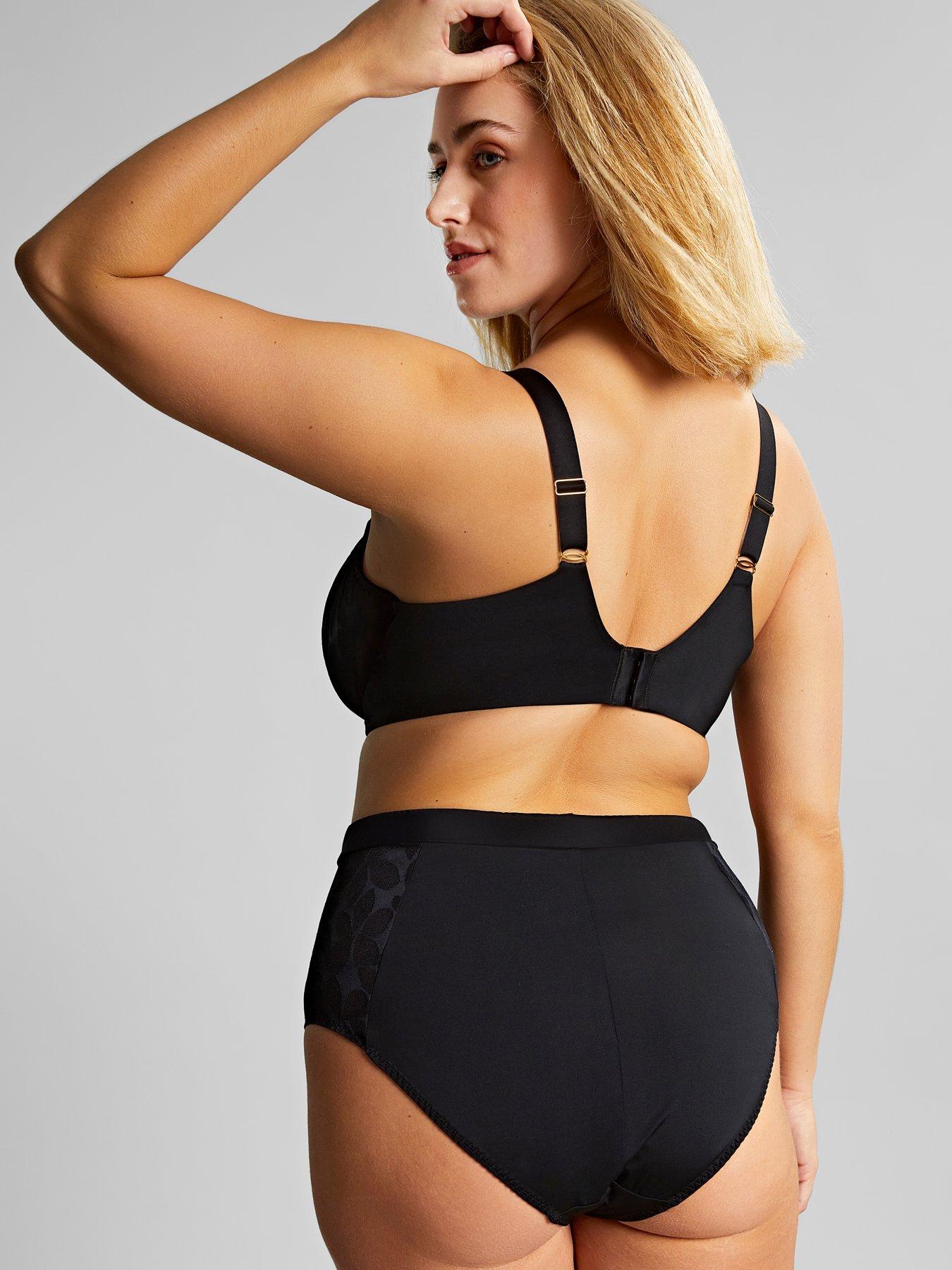  image of sculptresse-ashley-high-waist-brief-black