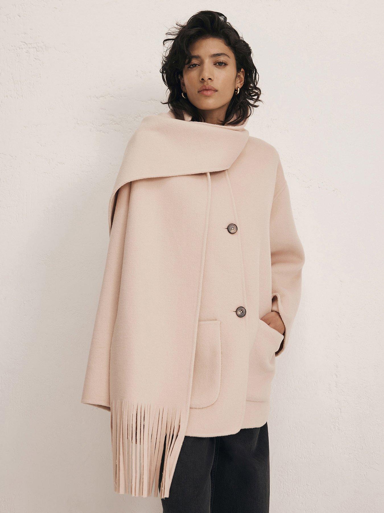 Mint velvet pink coat on sale