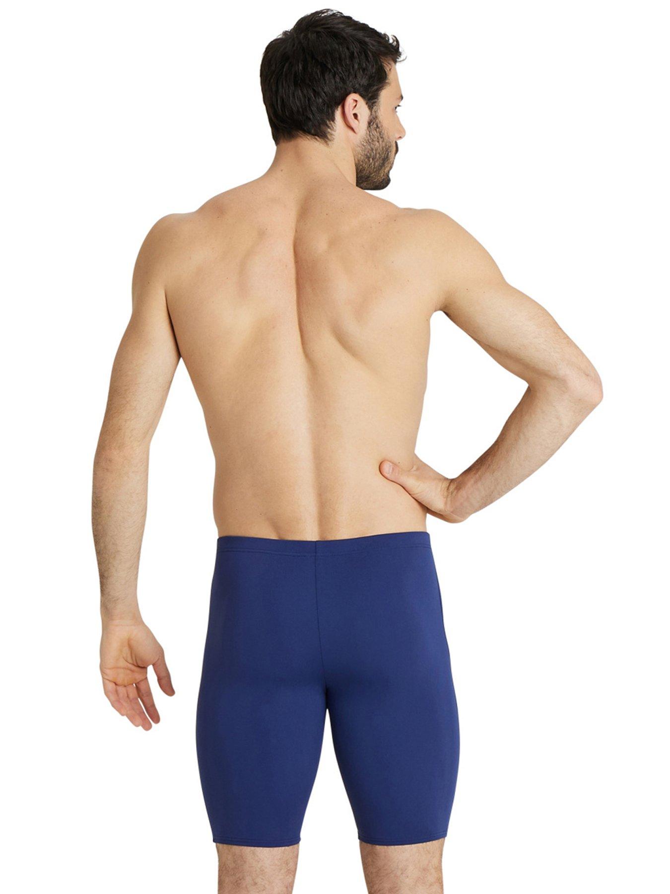 Image 2 of 5 of Arena Men's Team Swim Jammer Solid - Navy/White