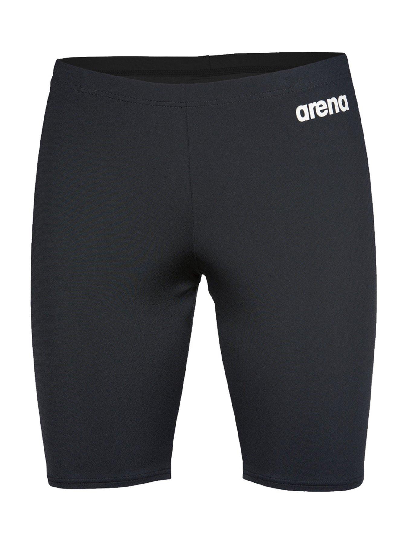  image of arena-mens-team-swim-jammer-solid-black