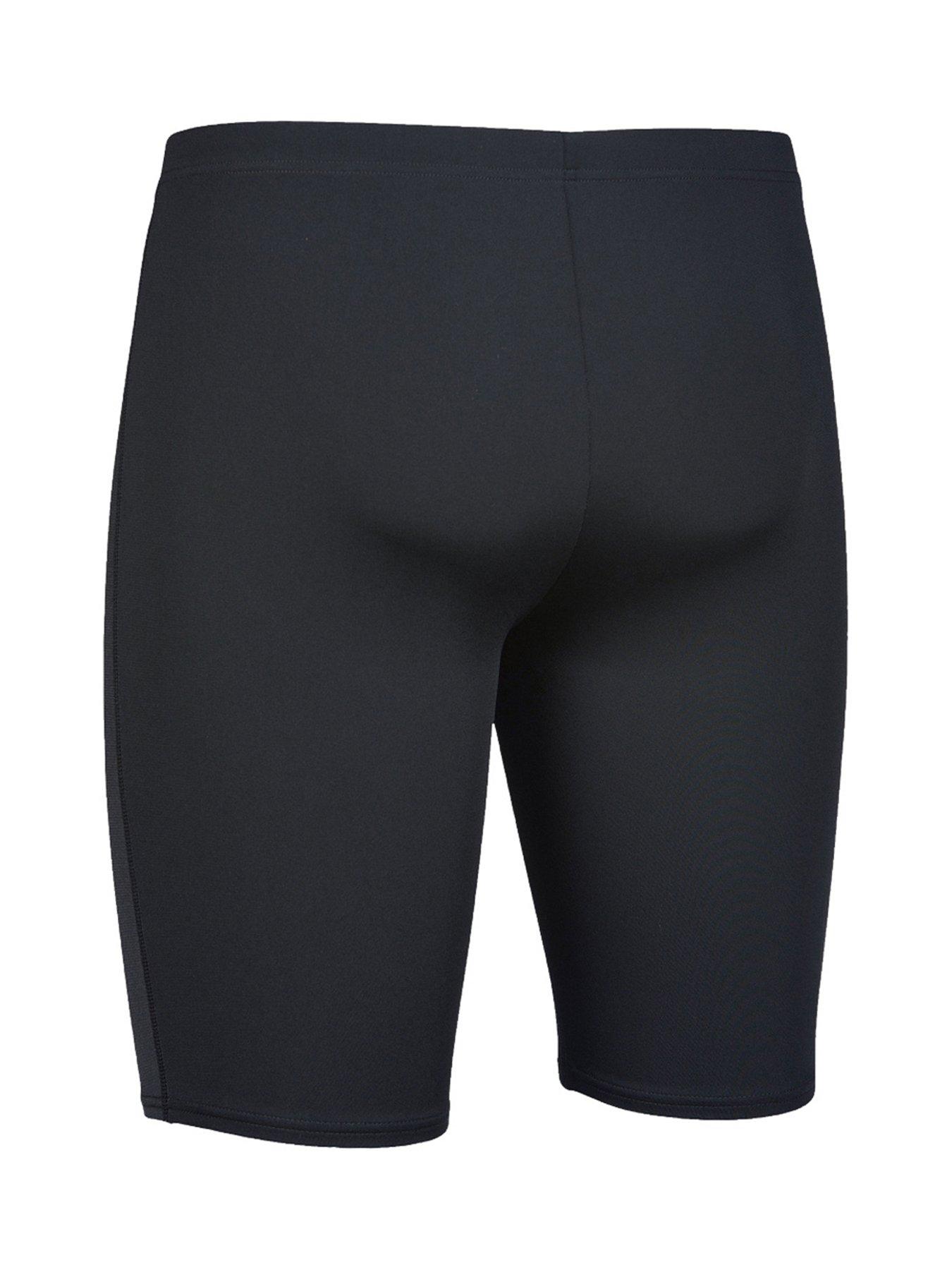  image of arena-mens-team-swim-jammer-solid-black