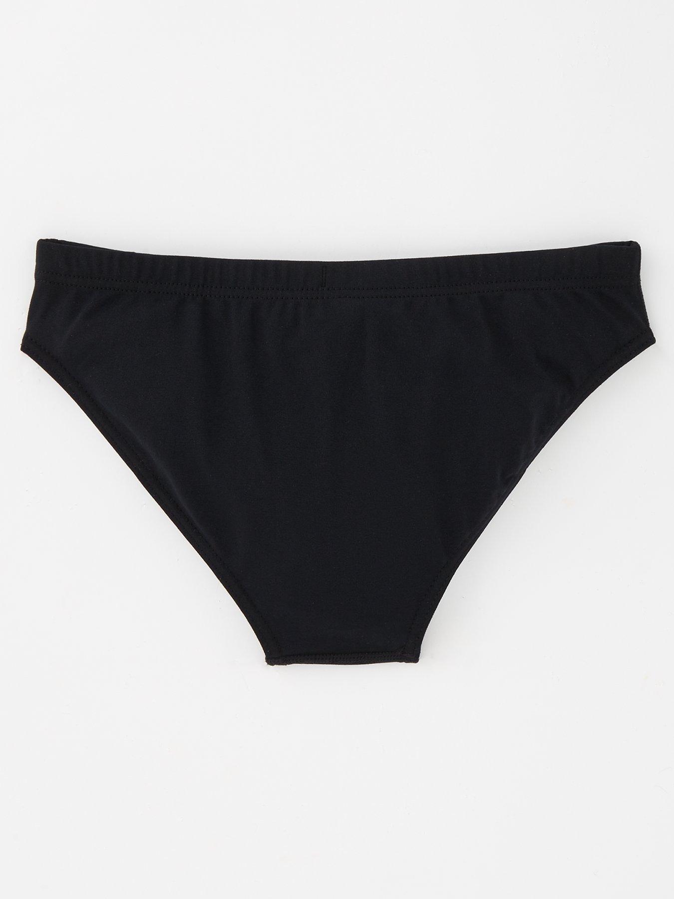  image of arena-boys-team-swim-brief-solid-black
