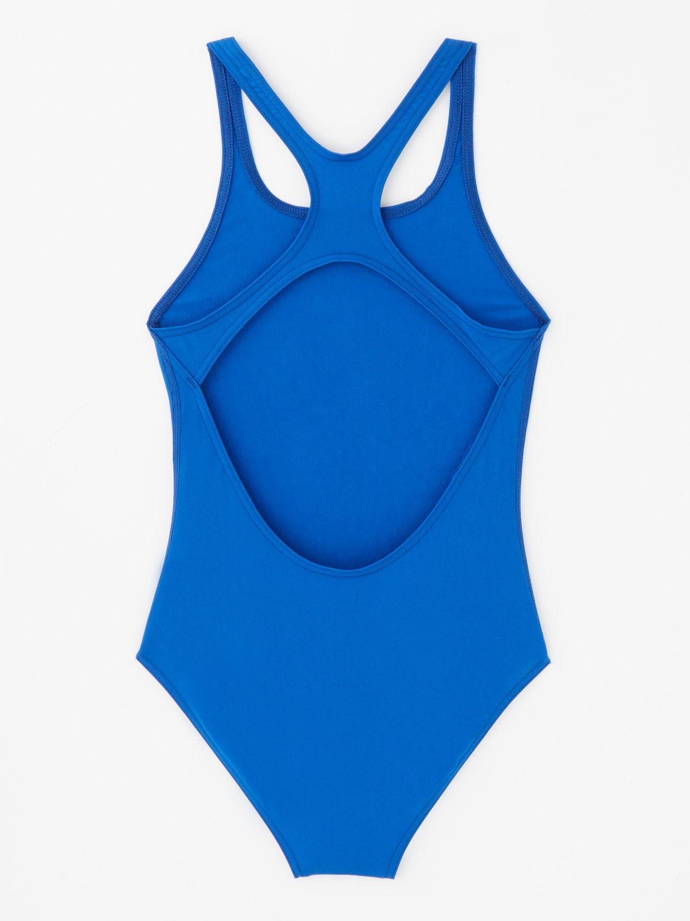  image of arena-girls-team-pro-solid-swimsuit-blue