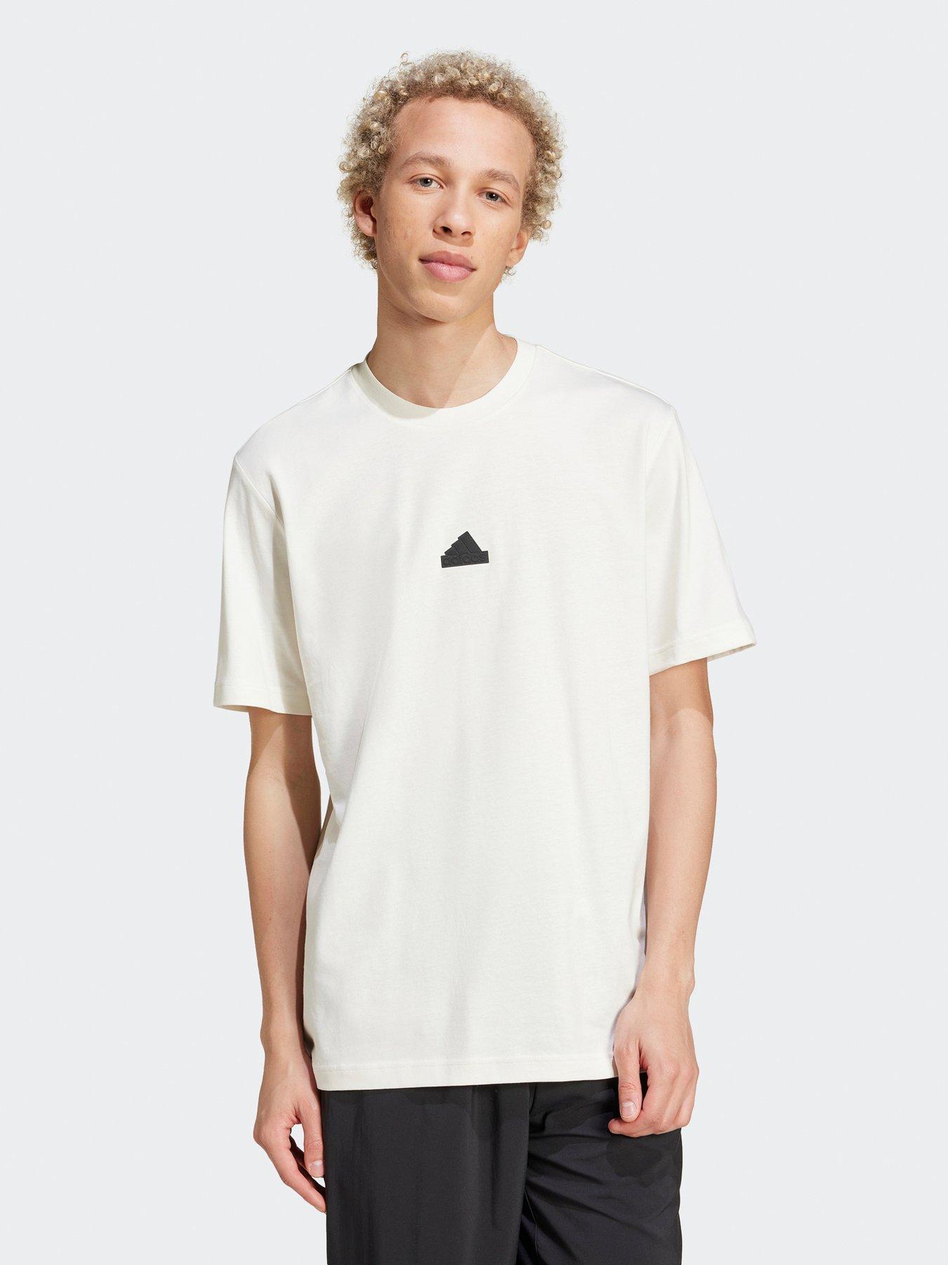  image of adidas-sportswear-mens-city-escape-circle-t-shirt-off-white