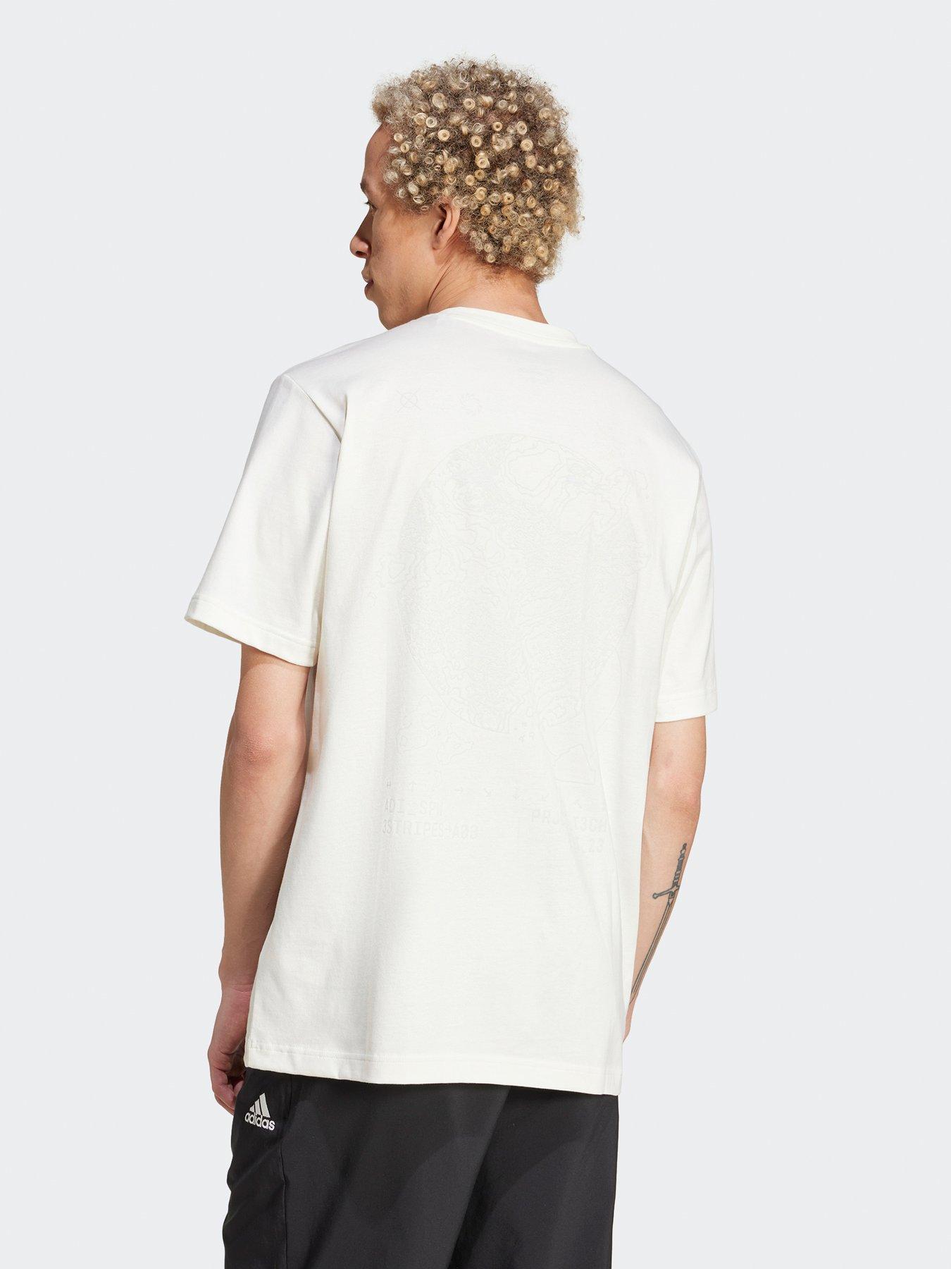  image of adidas-sportswear-mens-city-escape-circle-t-shirt-off-white