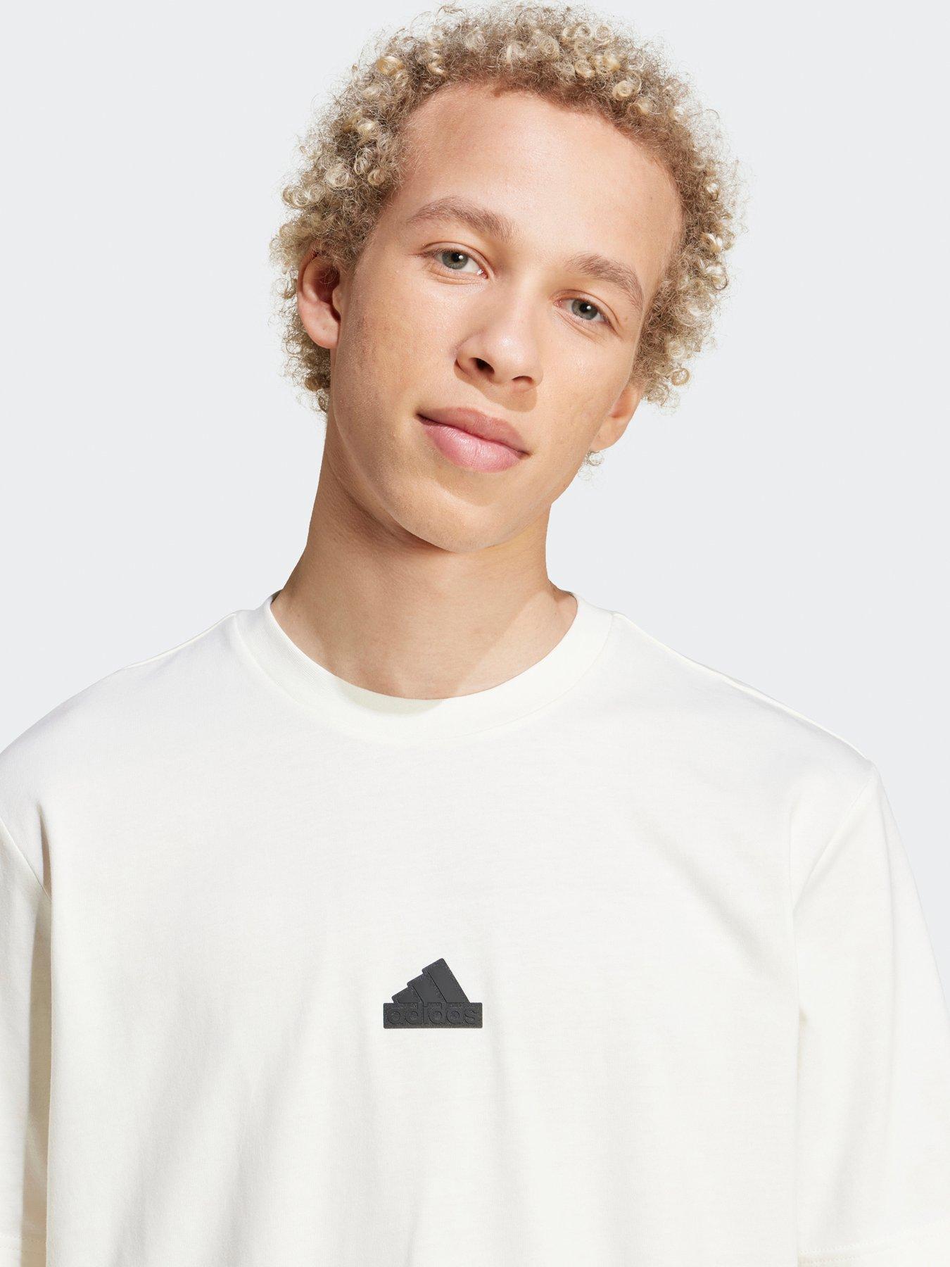  image of adidas-sportswear-mens-city-escape-circle-t-shirt-off-white