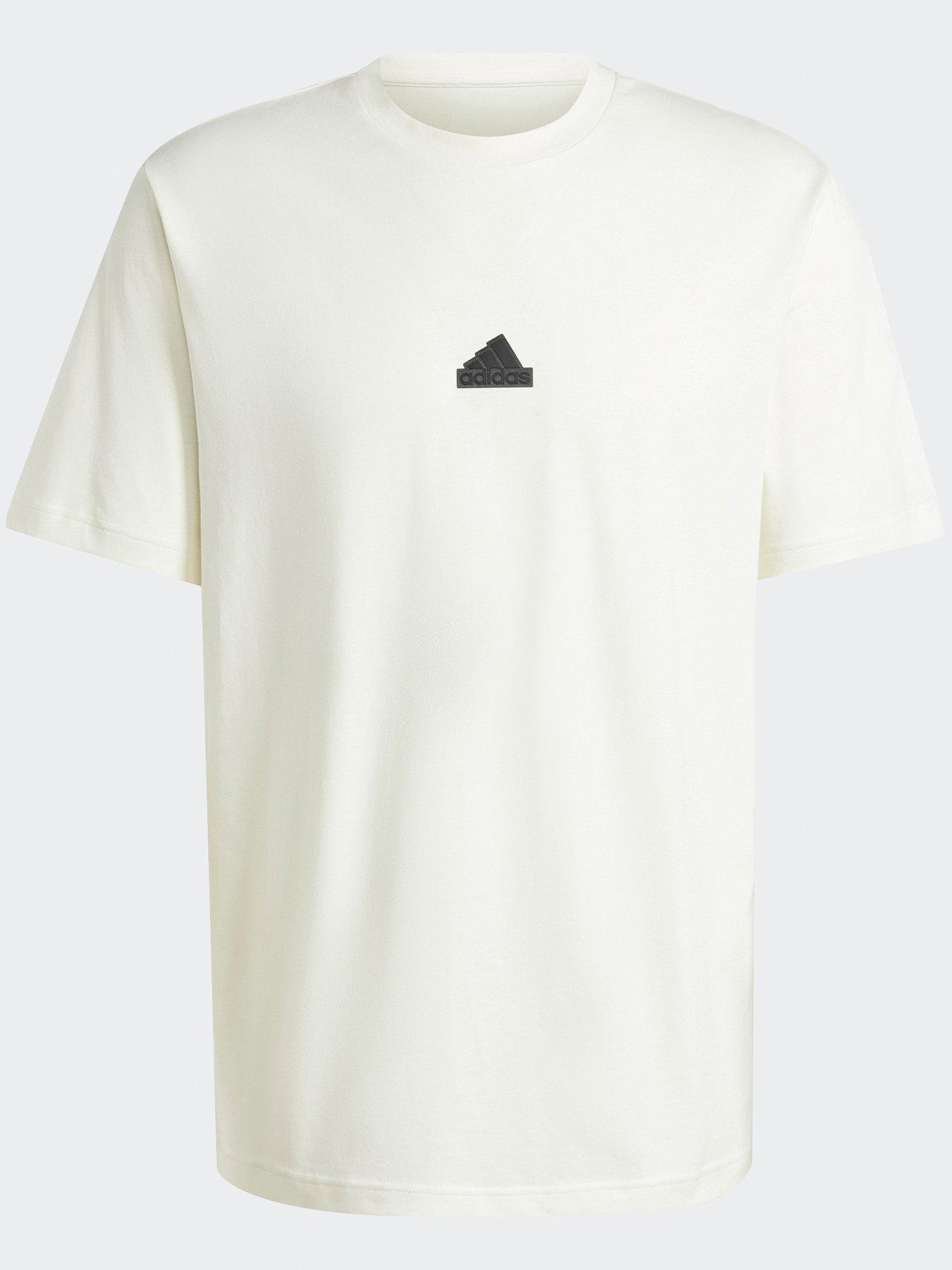  image of adidas-sportswear-mens-city-escape-circle-t-shirt-off-white