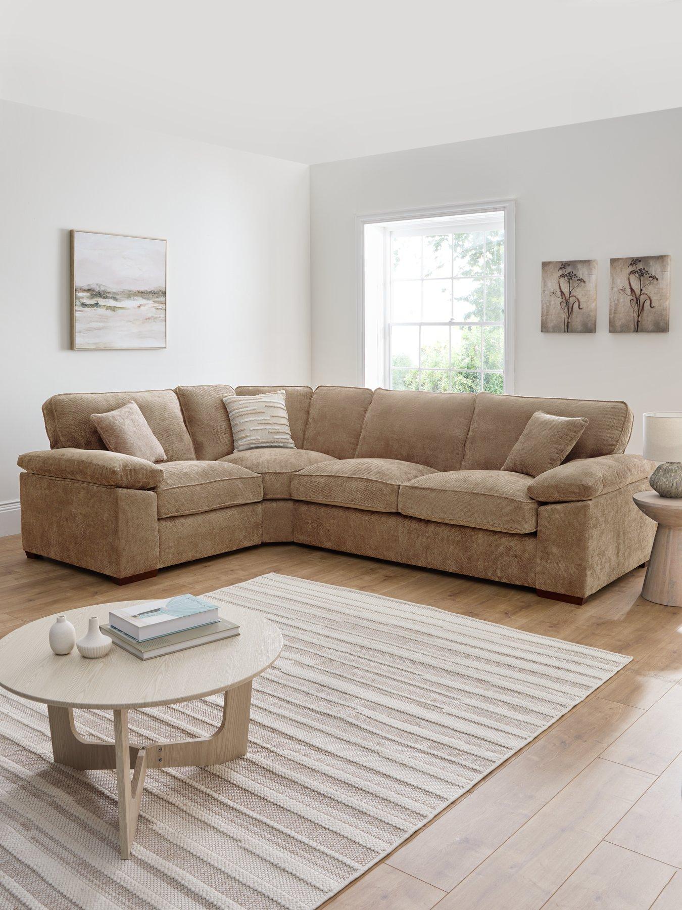 The Very Collection Tuscany Fabric Left Hand Corner Sofa - Made to Order in the UK